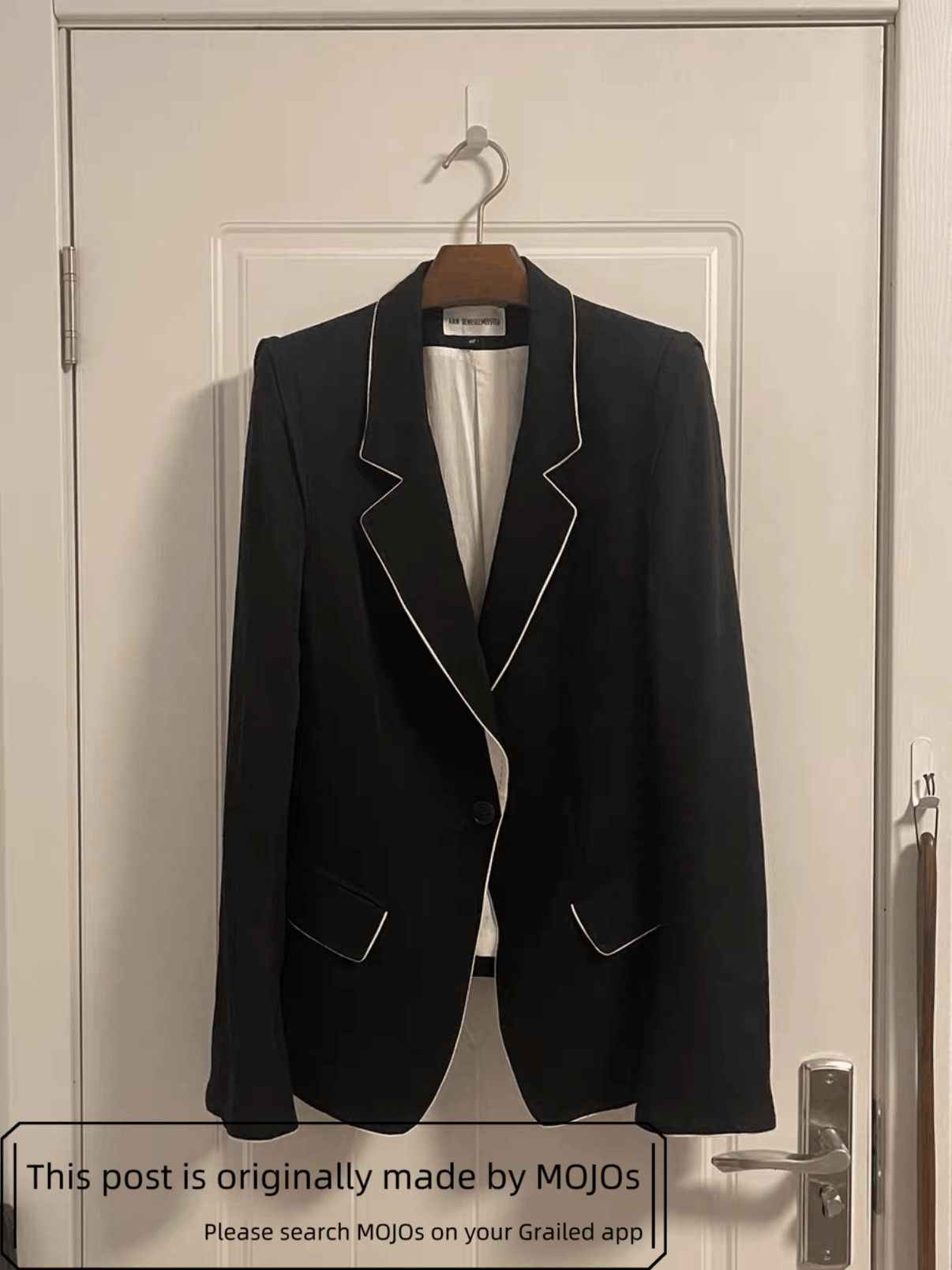 Ann Demeulemeester Sz 40 Ann Demeuleester 07SS College Blazer mojos144428 Size US S / EU 44-46 / 1 - 2 Thumbnail
