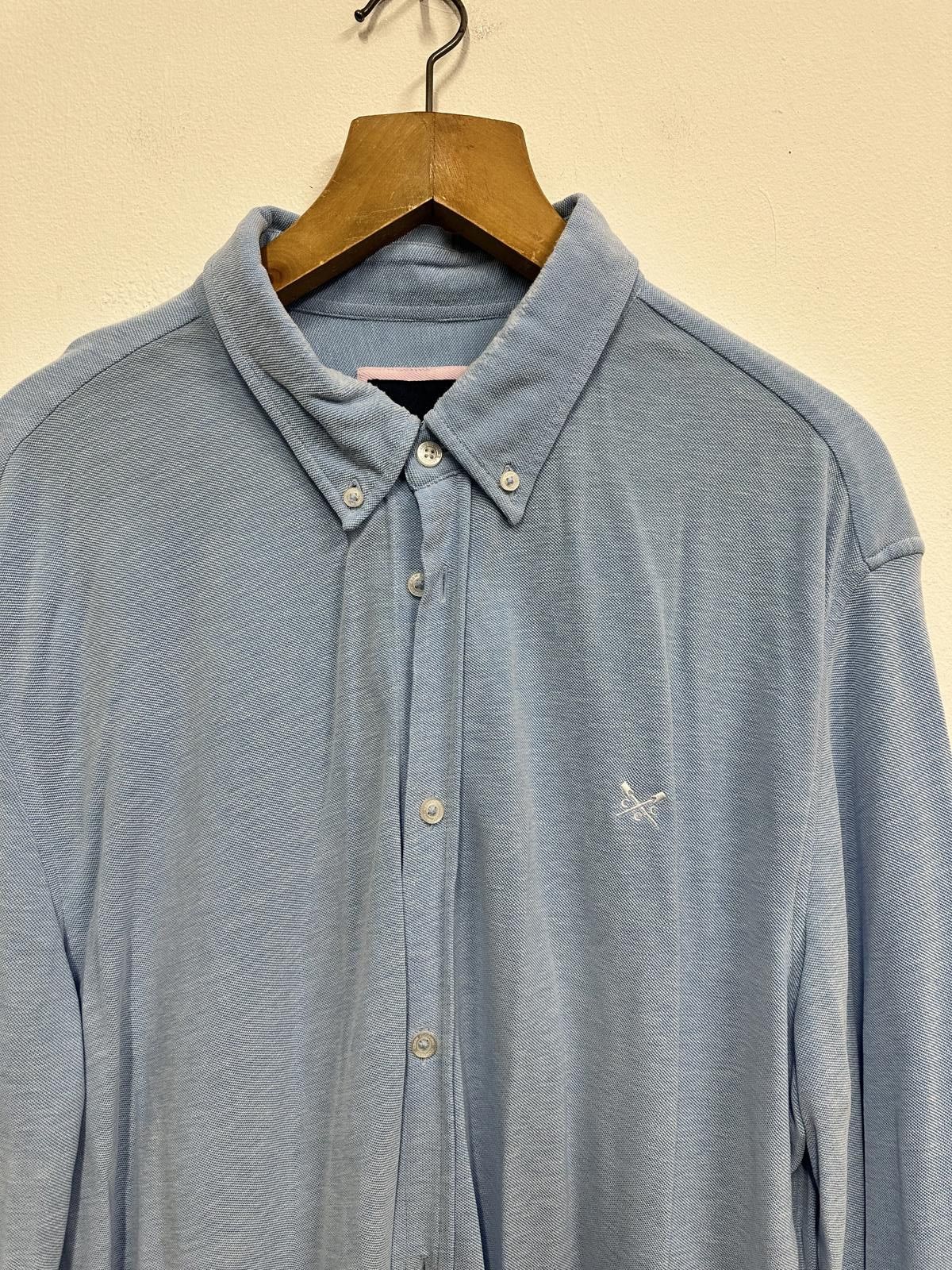 Other Crew Clothing Company Slim Fit XXL Light Blue Button-Up Long Size US XXL / EU 58 / 5 - 3 Thumbnail
