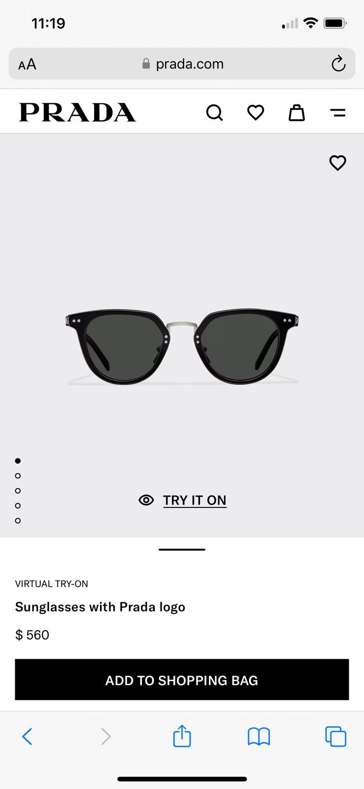 Prada Prada Sunglasses Size ONE SIZE - 8 Thumbnail