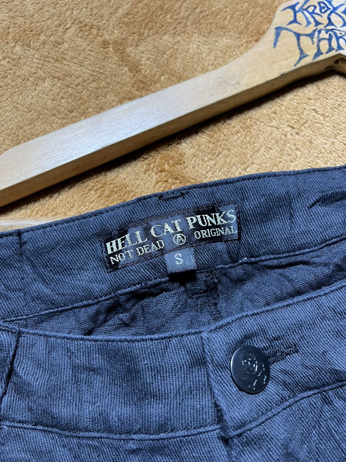 Japanese Brand 🔥Hell Cat Punks Not Dead Bondage Pants Size US 28 / EU 44 - 12 Thumbnail