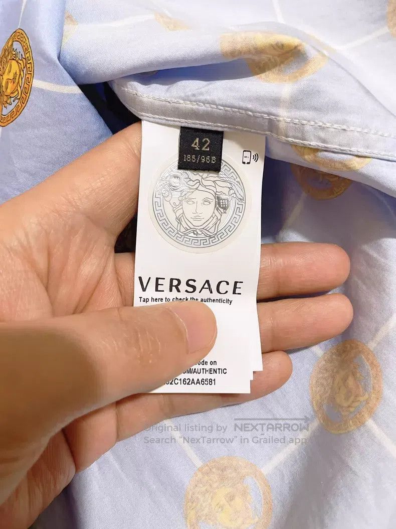 Versace Versace Printed long-sleeved shirt Size XXL / US 16-18 / IT 52-54 - 7 Thumbnail
