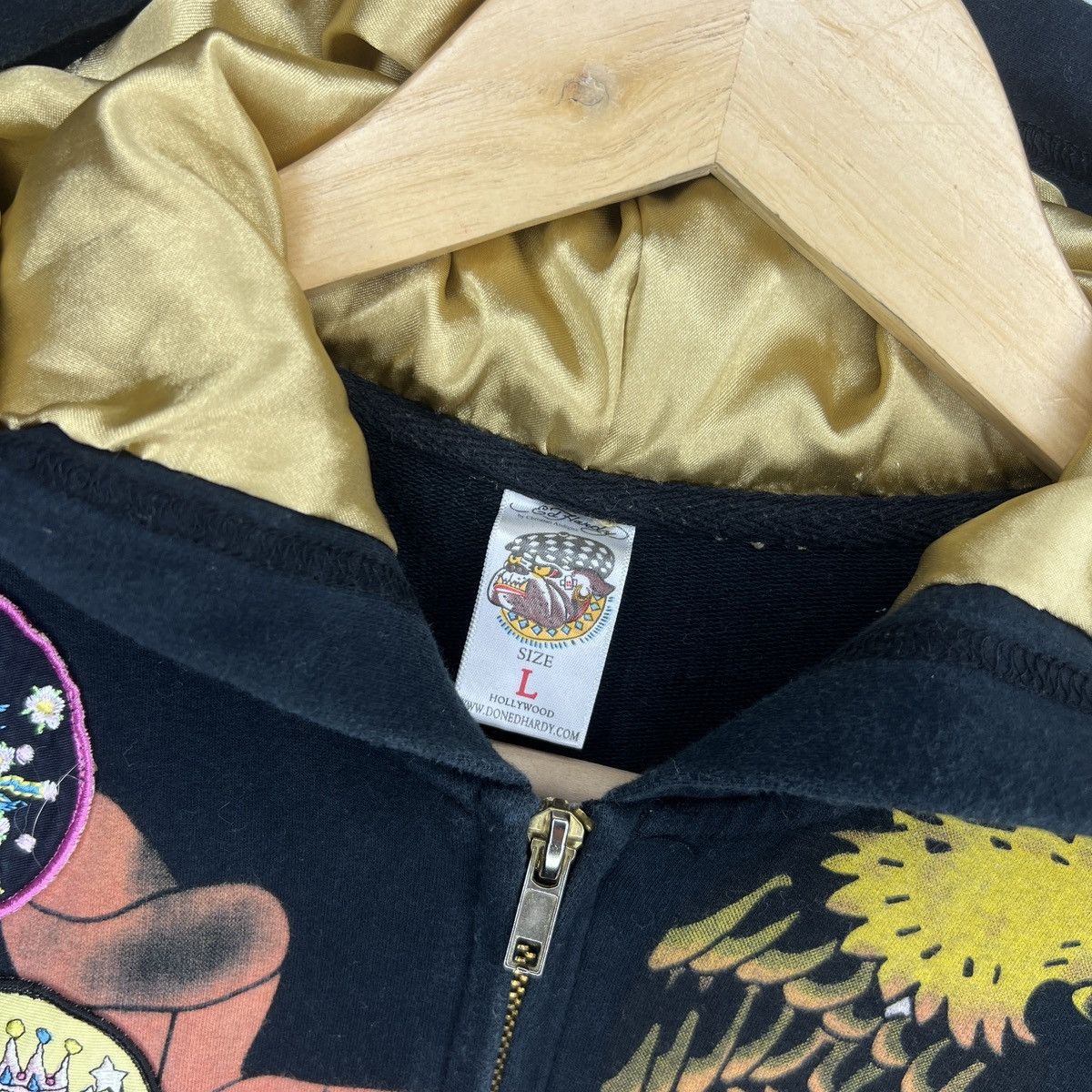 Christian Audigier vintage ed hardy zip hoodie christian audigier budda Size S / US 4 / IT 40 - 5 Thumbnail