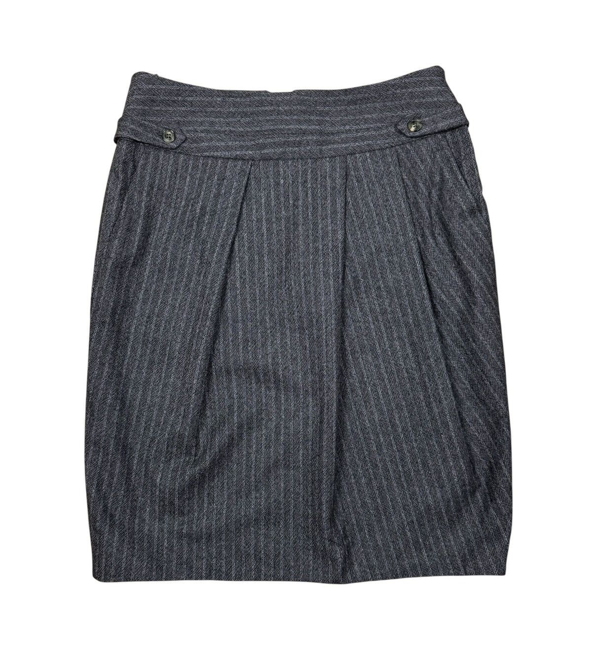 Weekend Max Mara Weekend Max Mara Striped Wool Skirt Draped size UK6 IT38 Size 26" / US 2 / IT 38 - 10 Thumbnail