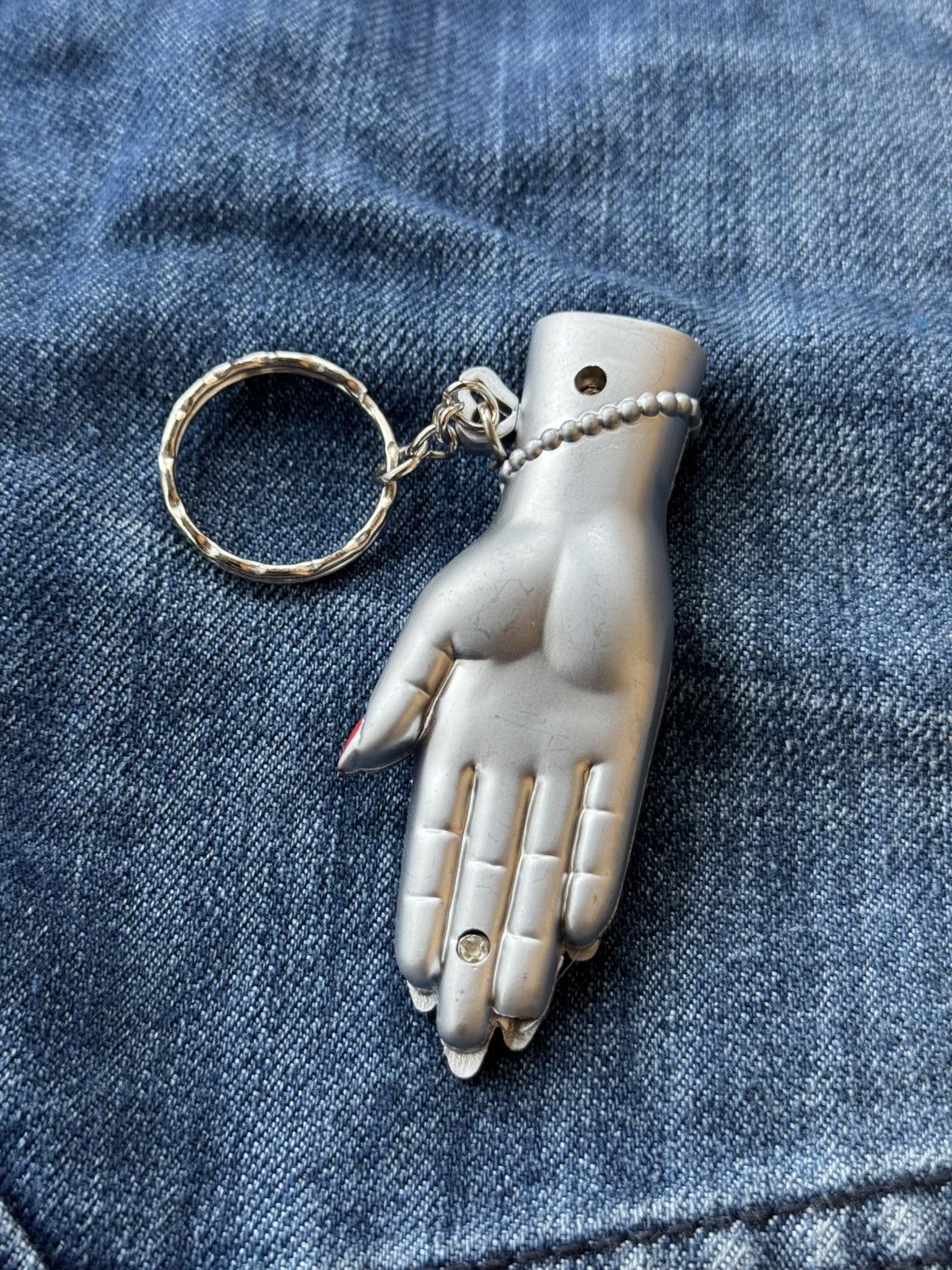 Japanese Brand × Vintage 🤌🔥Vintage 90s Hand Cigar Lighter rare unisex keychain Size ONE SIZE - 3 Thumbnail