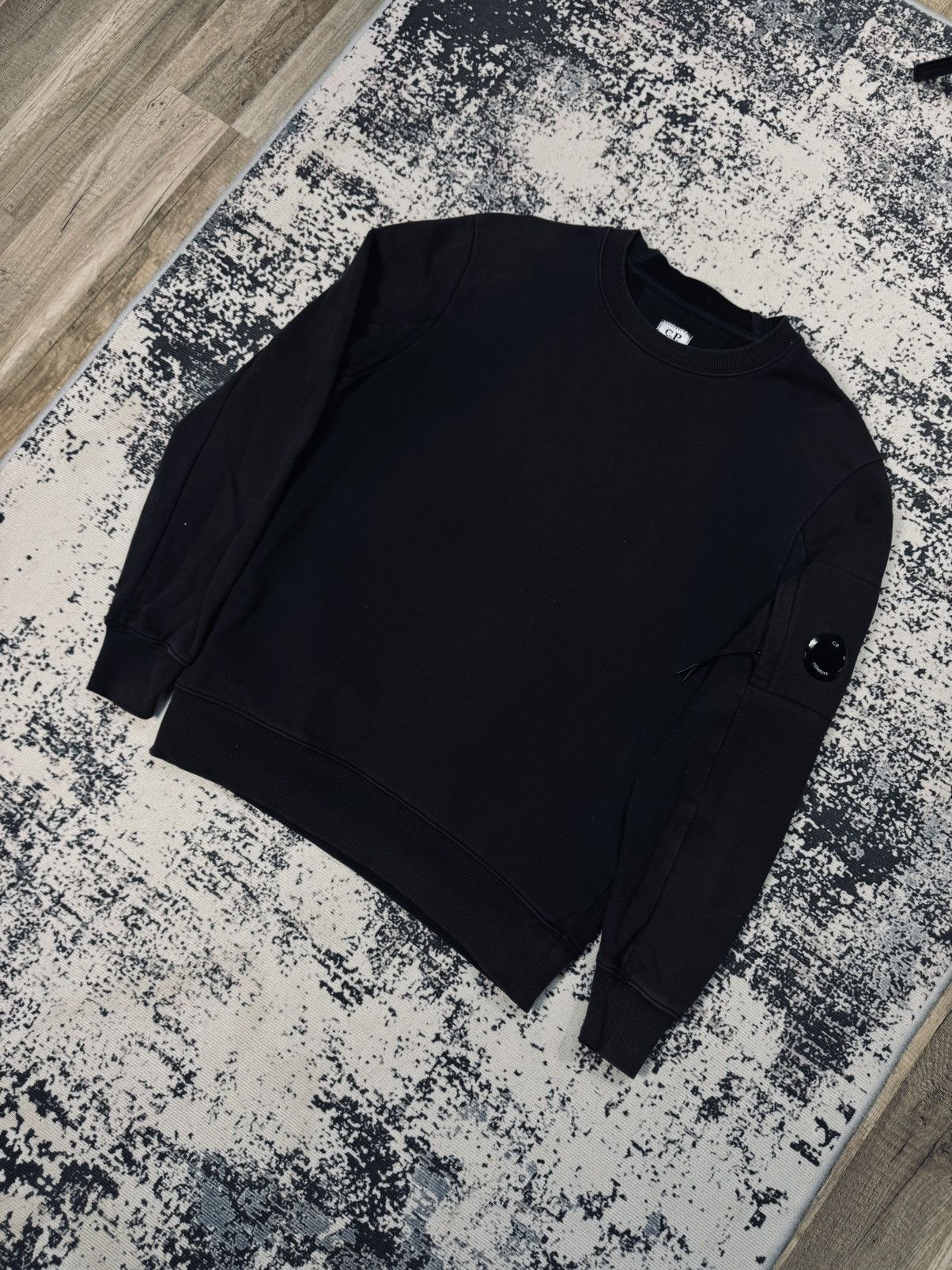 C.P. Company × Massimo Osti Cp Company Sweatshirt crewneck black S vintage washed Size US S / EU 44-46 / 1 - 2 Thumbnail