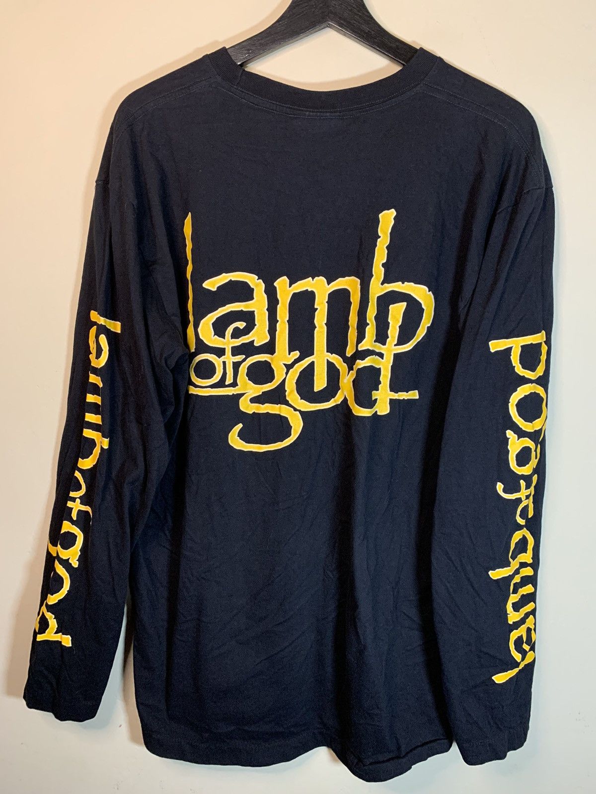 Band Tees × Vintage RARE* Vintage Lamb Of God Pray Cleansing Single Stitch Shirt Size US L / EU 52-54 / 3 - 2 Thumbnail