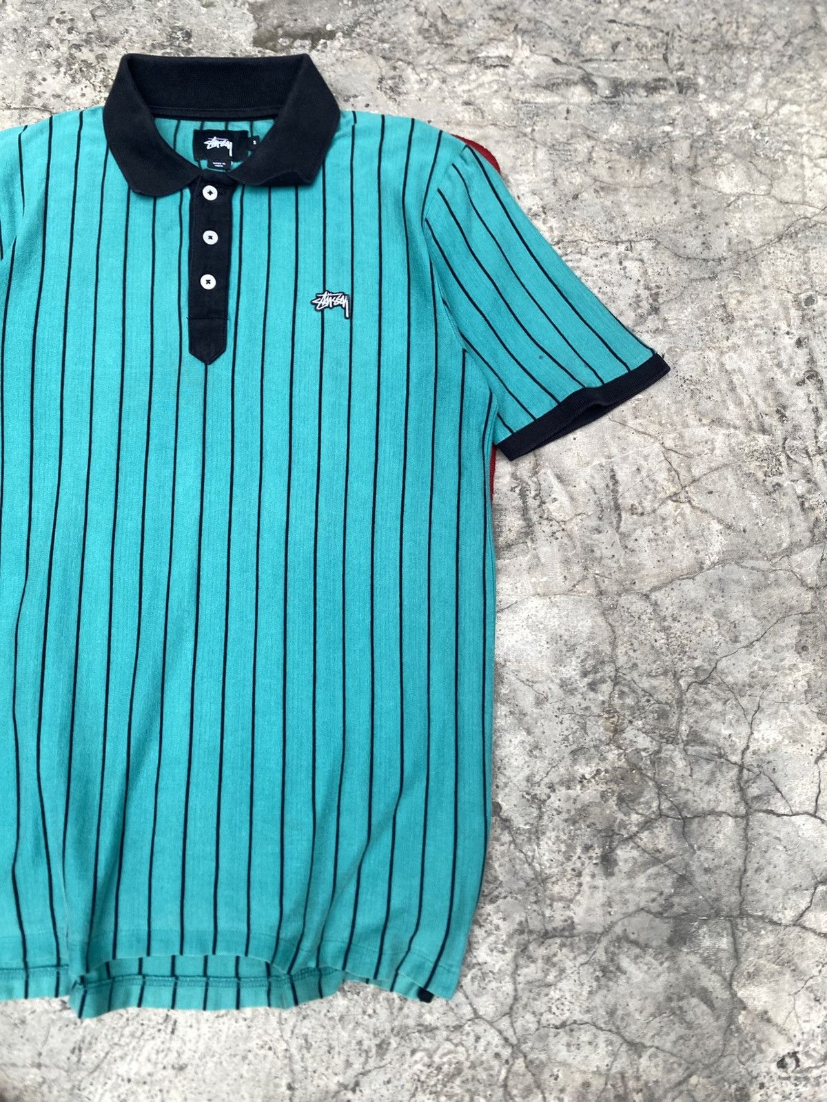 Stussy Stussy polo Shirt Striped Size US M / EU 48-50 / 2 - 3 Thumbnail