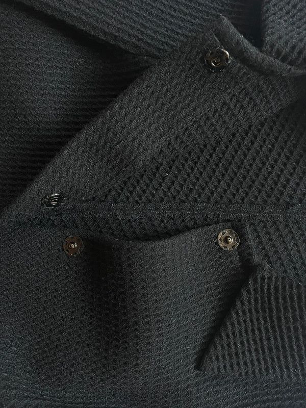 Ma+ m.a+ raw hem waffle knitted wool coat Size US S / EU 44-46 / 1 - 4 Thumbnail