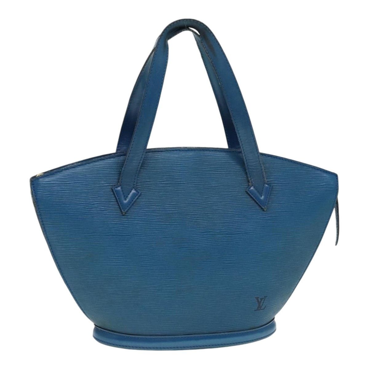 Louis Vuitton Epi Saint Jacques Shoulder Bag Blue M52275, Women's