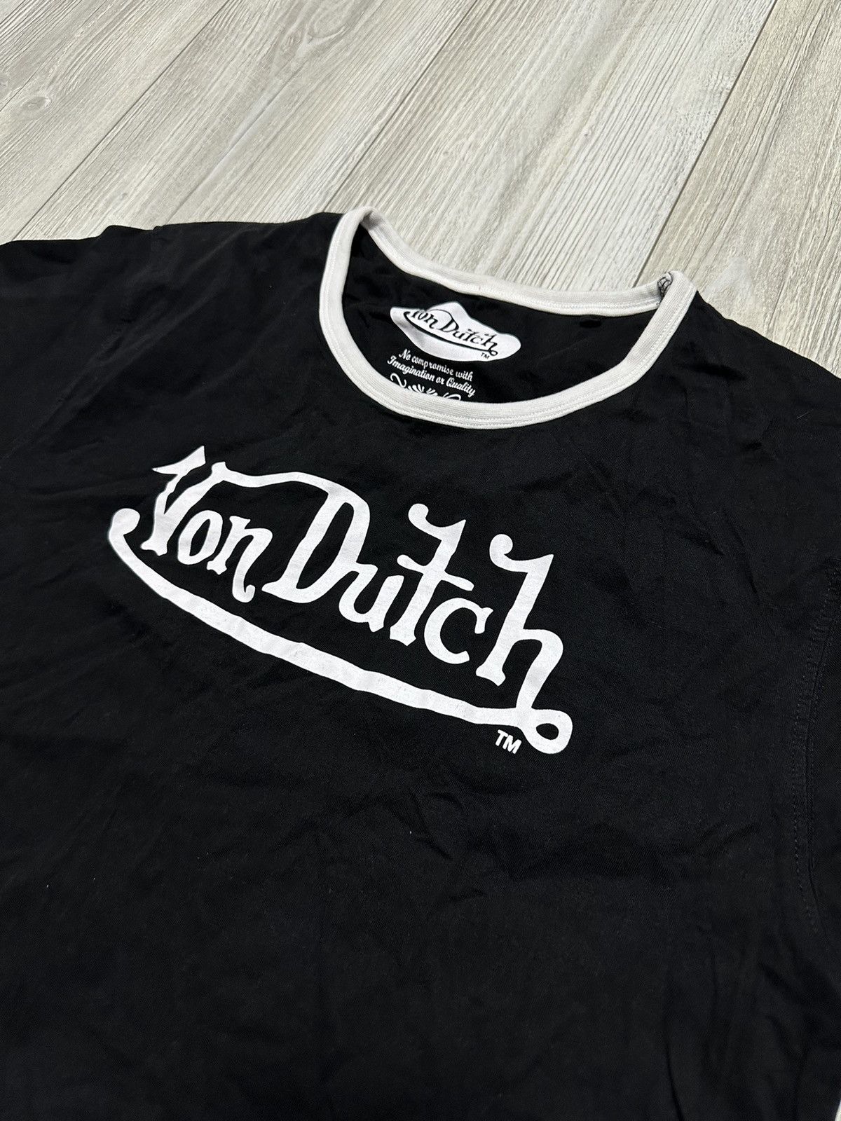 Other Von Dutch Big Logo T-Shirt Mens Black Size US XXL / EU 58 / 5 - 2 Thumbnail