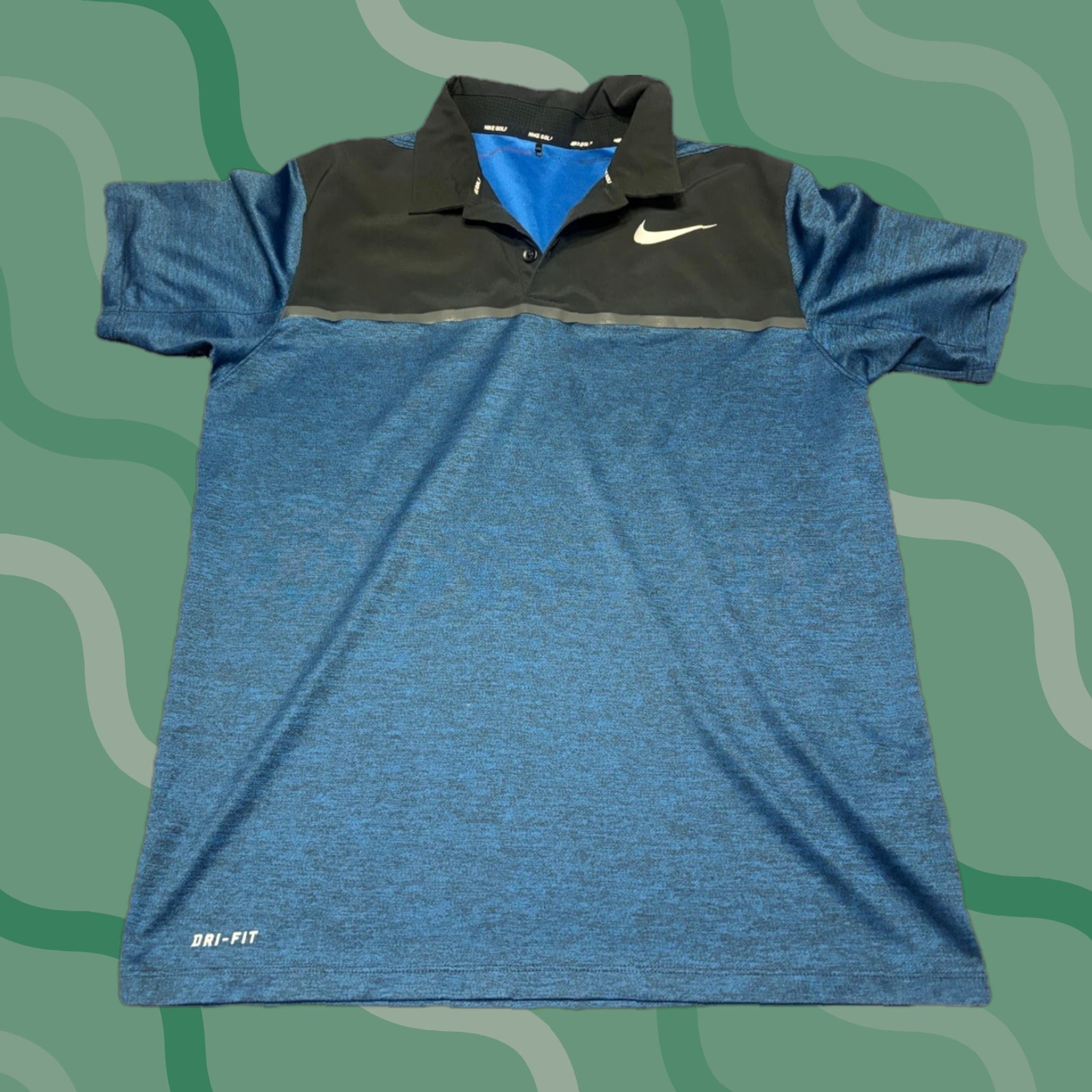 Nike Nike Men’s Golf Polo Shirt M Black Dri-Fit Breathable Polo Nike Golf Short Sleeve Casual Activewear Size US M / EU 48-50 / 2 - 1 Thumbnail