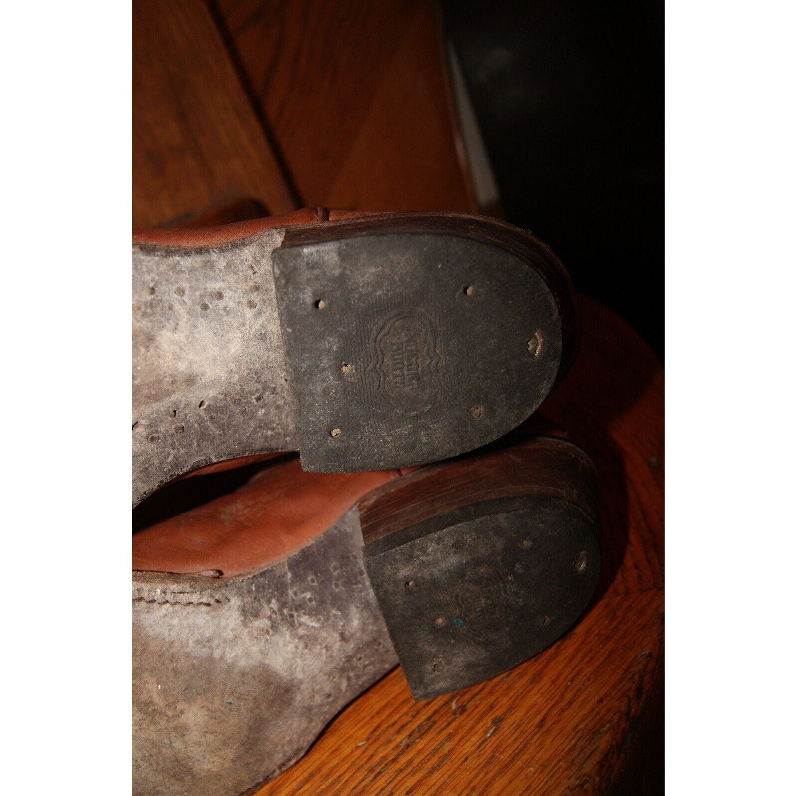 Nocona Boots Nocona Western Cowboy Boots 9 D Brown Redwood Deertan USA Size US 9 / EU 42 - 8 Thumbnail