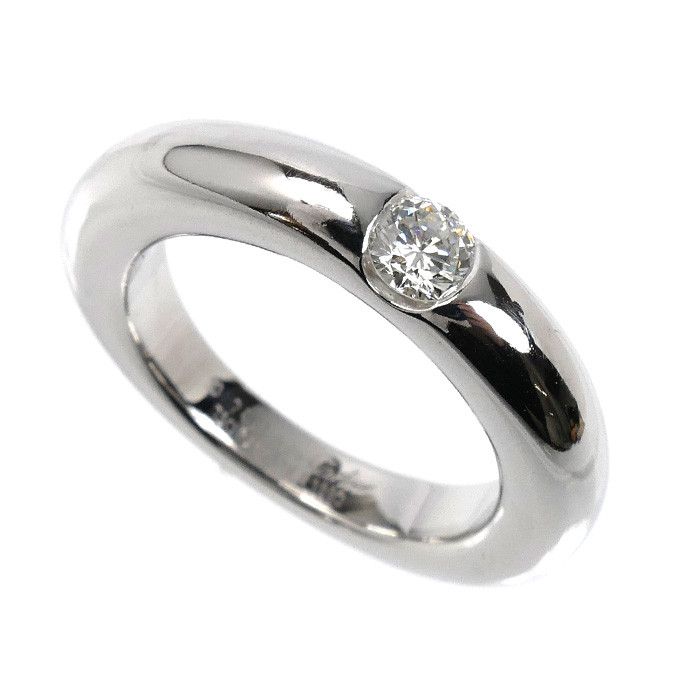 Cartier Cartier Cartier Ellipse Au750 White Gold Diamond Ring Size 10 Precious Metal Ring B4027350 DUTY FREE for USA Size ONE SIZE - 1 Thumbnail