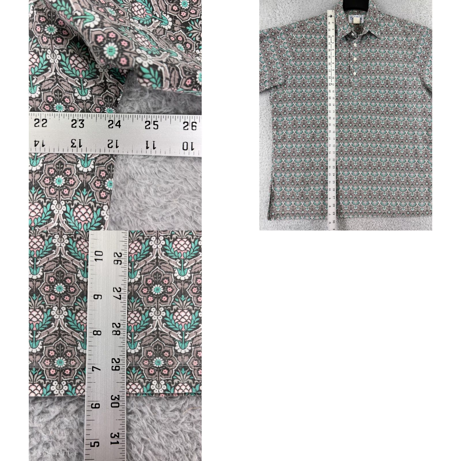 Vintage Kai Nani Polo Shirt Men XL Gray Hawaiian Pineapple Print Shirt Polo Men XL Gray Hawaiian Size US XL / EU 56 / 4 - 9 Thumbnail