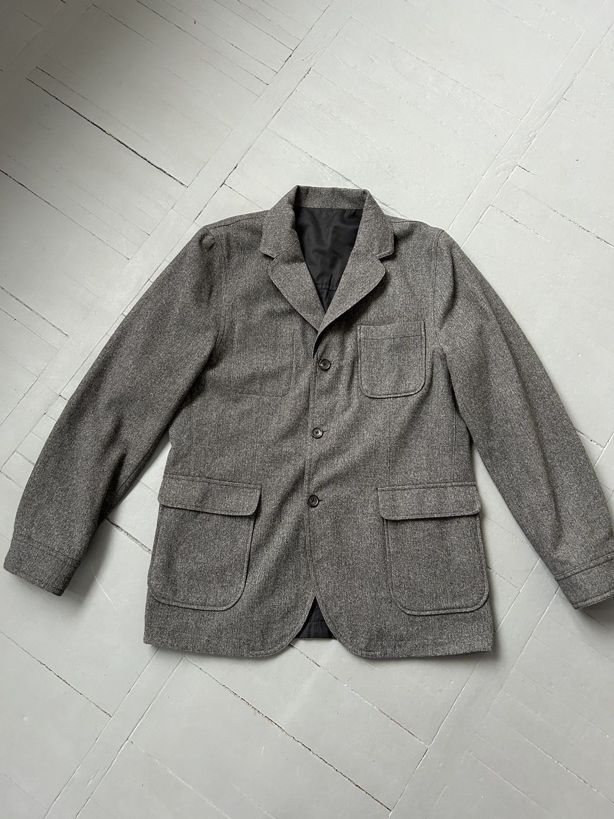 Alfred Dunhill Dunhill cashmere silk wool blazer jacket Size US L / EU 52-54 / 3 - 1 Thumbnail