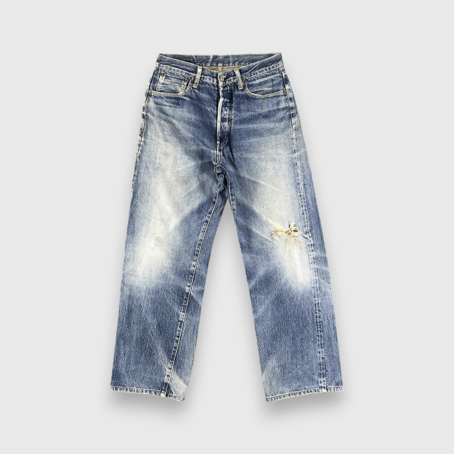 Japanese Brand × Vintage Vintage Bsc Japan Redline Jeans-J2949 Size US 30 / EU 46 - 1 Thumbnail