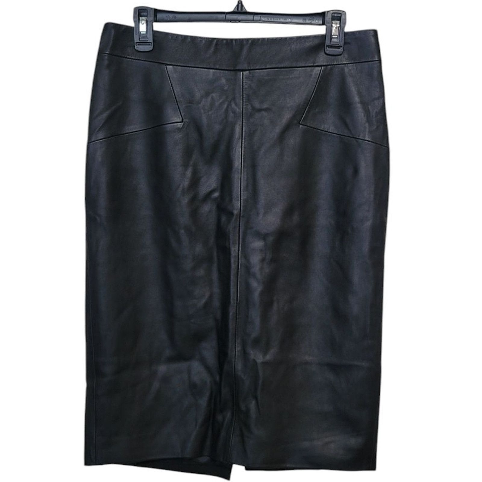 Reiss REISS REAGAN BLACK LEATHER WOMEN SKIRT SIZE US 8 / EU 12 Size 30" / US 8 / IT 44 - 1 Thumbnail