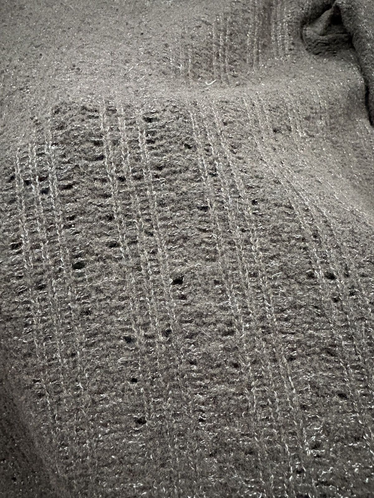 Ann Demeulemeester Ann Demeulemeester Open Knit Sheer Wool Sweater Avant Garde Size M / US 6-8 / IT 42-44 - 13 Thumbnail