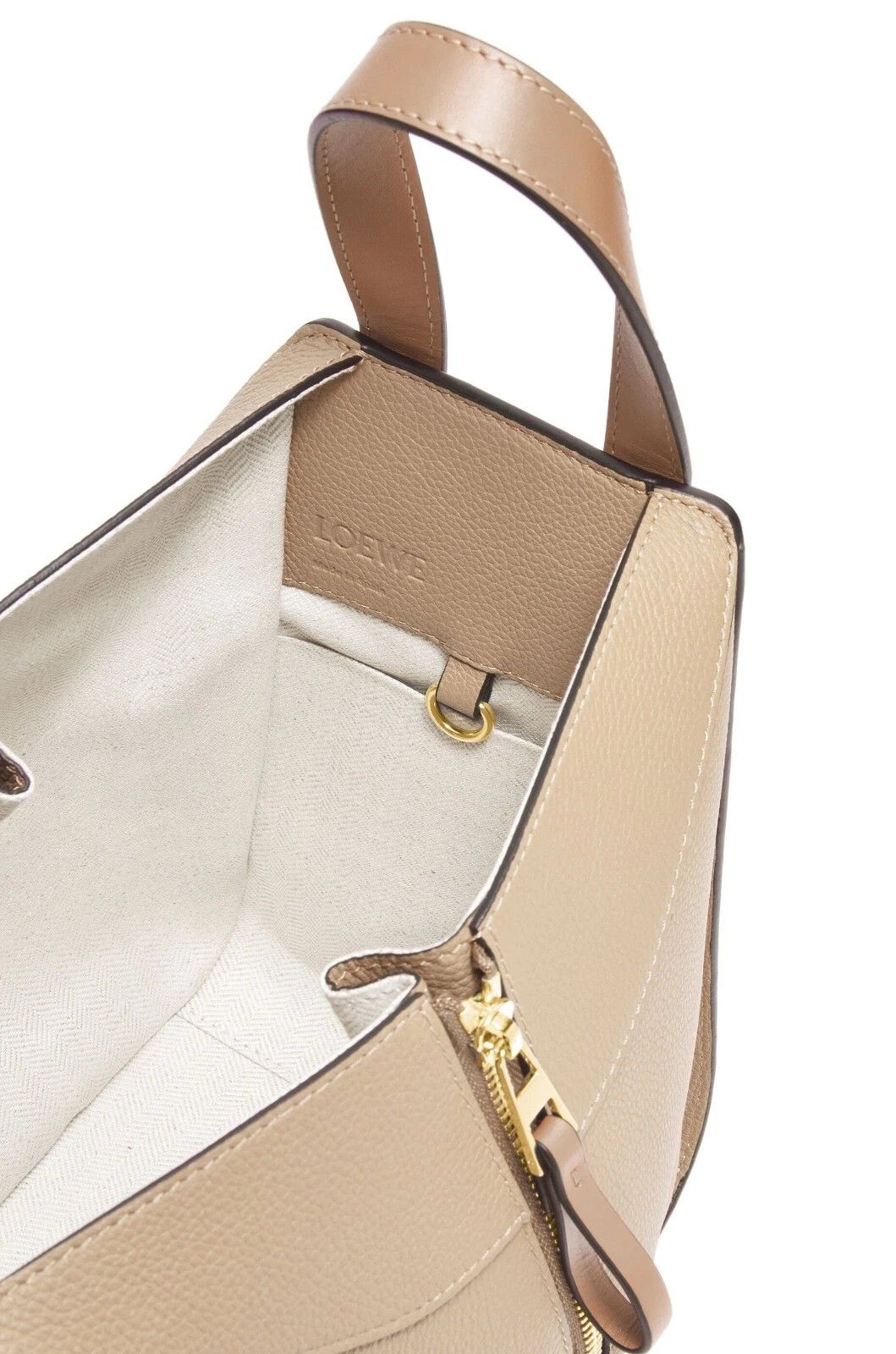 Loewe LOEWE Hammock Compact Sand Leather Handbag New Authentic Size ONE SIZE - 6 Thumbnail