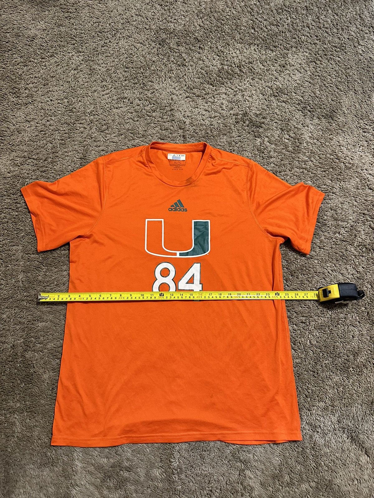 NCAA × Vintage Vintage NCAA Miami hurricanes “84” jersey shirt 00s size XL Size US XL / EU 56 / 4 - 3 Thumbnail