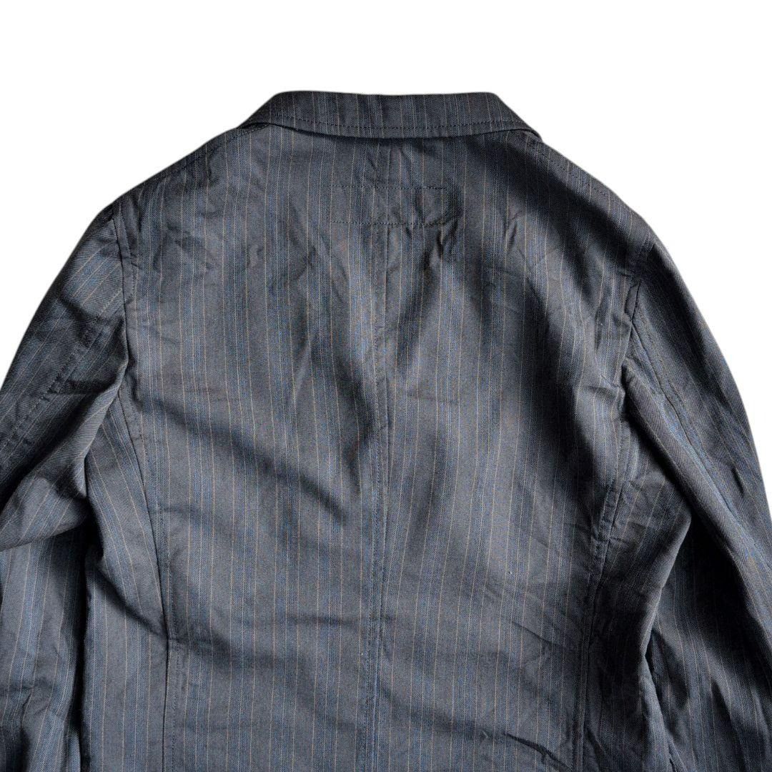 Comme des Garcons Homme COMME des GARÇONS HOMME 2004AW Striped 3B Tailored Jacket S Size US S / EU 44-46 / 1 - 6 Thumbnail