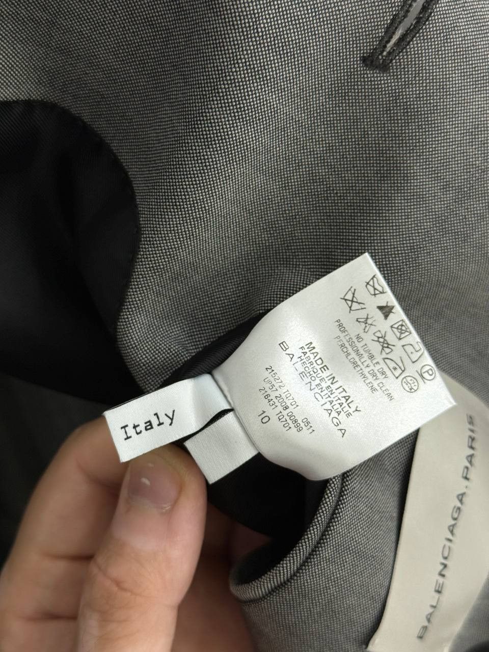 Balenciaga BALENCIAGA. PARIS Two-piece suit wool mohair Size 50R - 11 Thumbnail