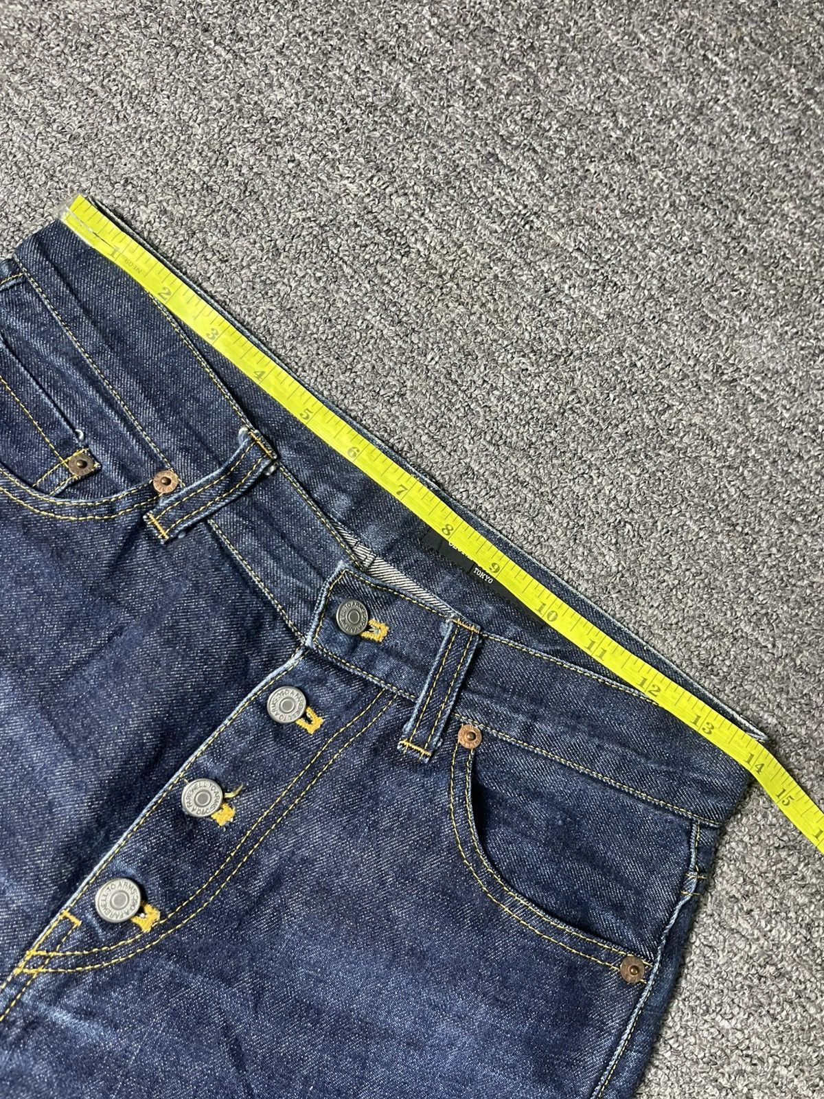Japanese Brand × Vintage OZONE Flower Embroidery Flare Denim Jeans (91) Size US 28 / EU 44 - 11 Thumbnail