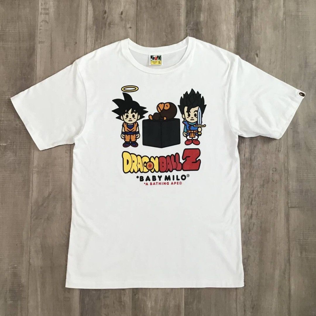 Bape BAPE × Dragon Ball Z Goku Milo T-shirt a bathing ape Size US XL / EU 56 / 4 - 1 Thumbnail
