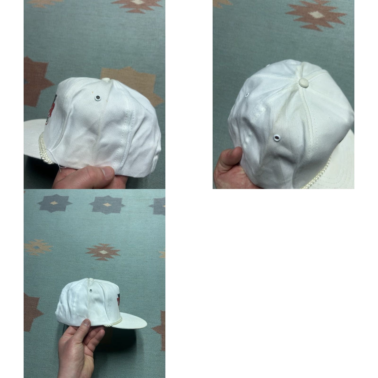Vintage VINTAGE Taylor SnapBack Hat Cap White Men Adjustable Taylor Brothers Country Music Band Hat Cap White Mens Adjustable Music Size ONE SIZE - 8 Thumbnail