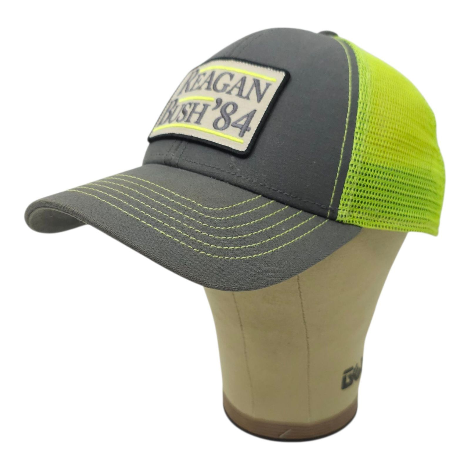 Other Reagan Bush 84 Mesh Snapback Cap Vintage Trucker Hat Size ONE SIZE - 2 Thumbnail