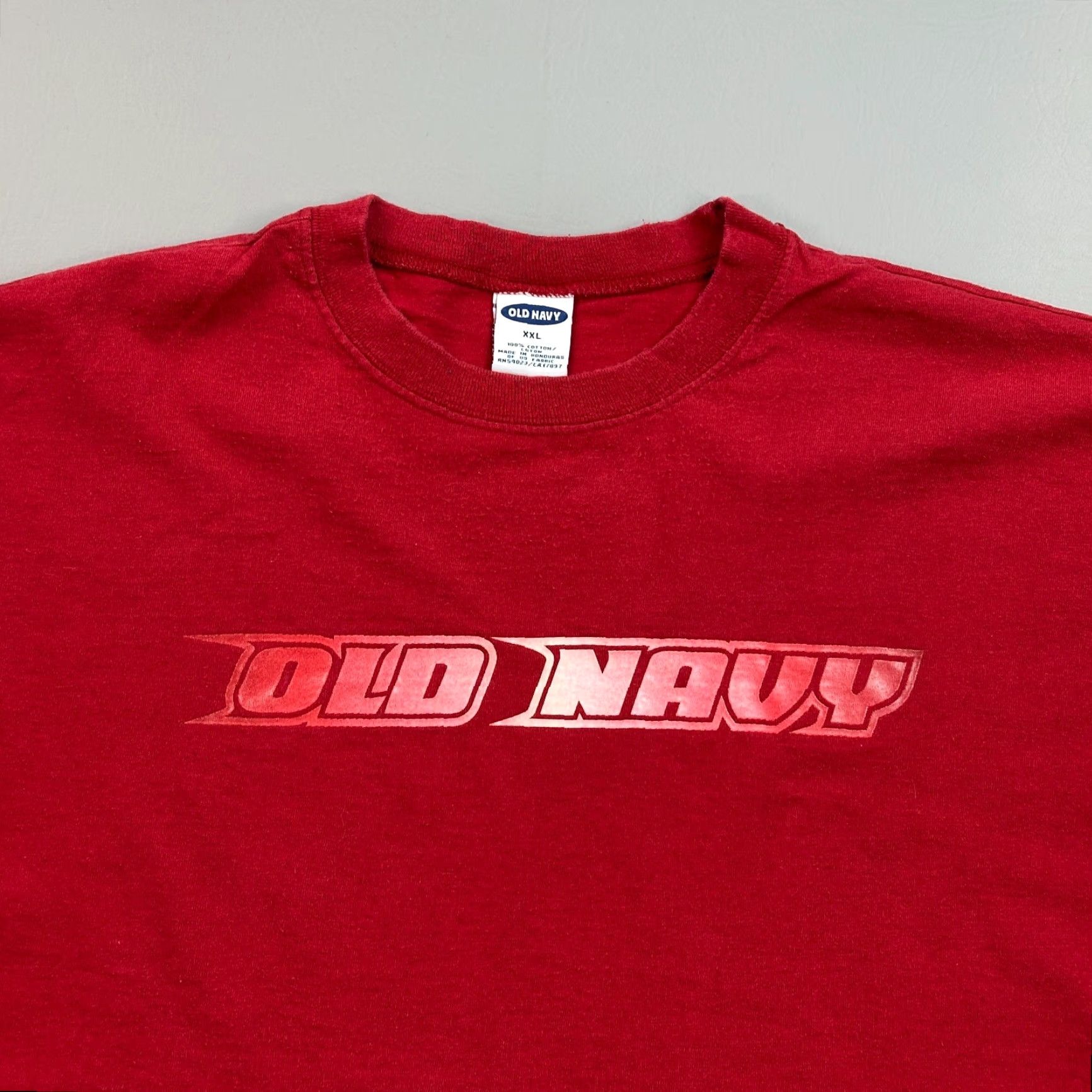 Old Navy VINTAGE Old Navy Shirt Mens 2XL Red Long Sleeve Logo Spell Out Skate Punk Y2K Size US XXL / EU 58 / 5 - 4 Thumbnail