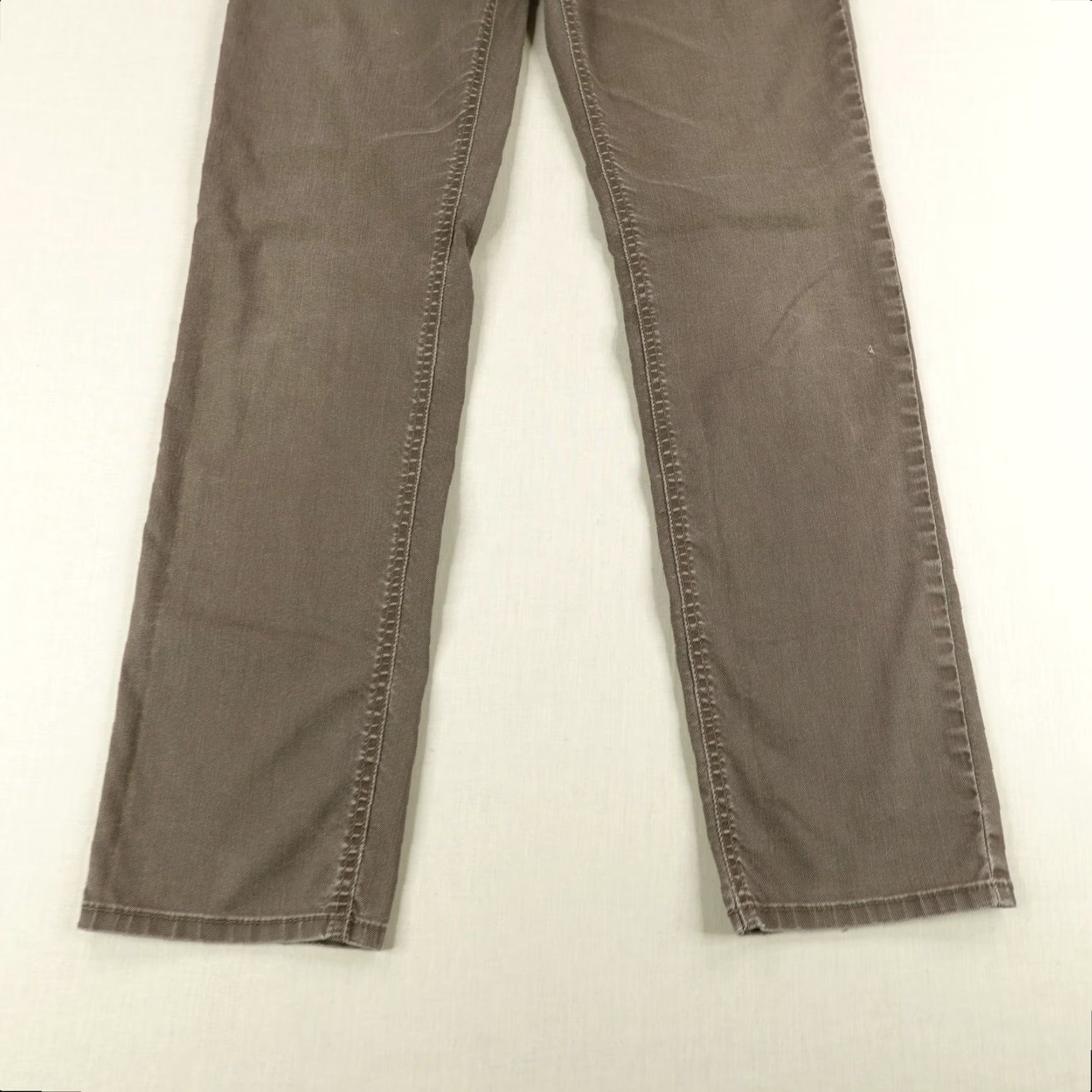 Prana Prana Jeans Adult 30x32 Brown Denim Slim Straight Cotton Blend Mens Size US 31 - 3 Thumbnail