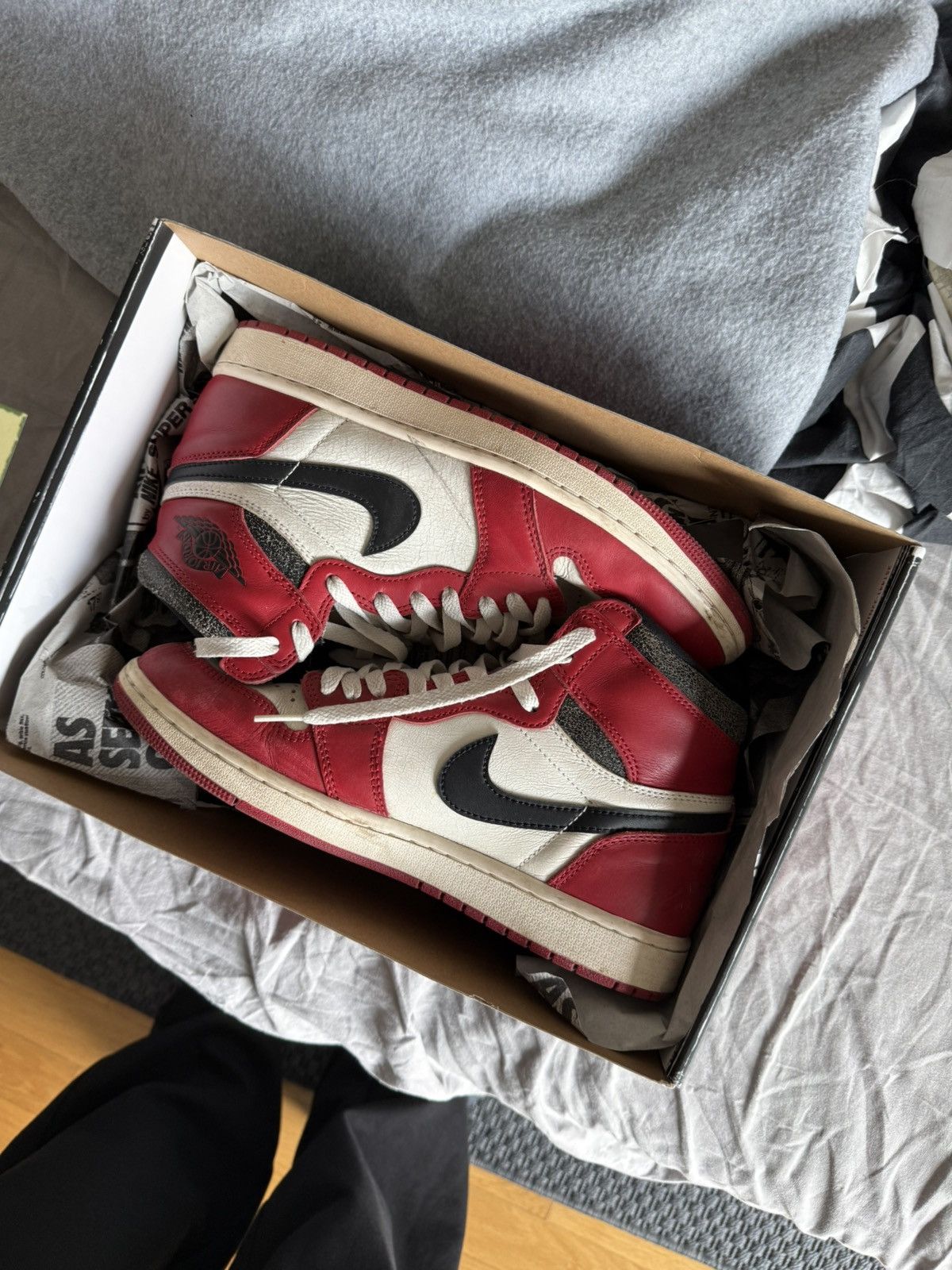 Nike Nike Jordan High Chicago Lost&Found Size US 10 / EU 43 - 8 Thumbnail