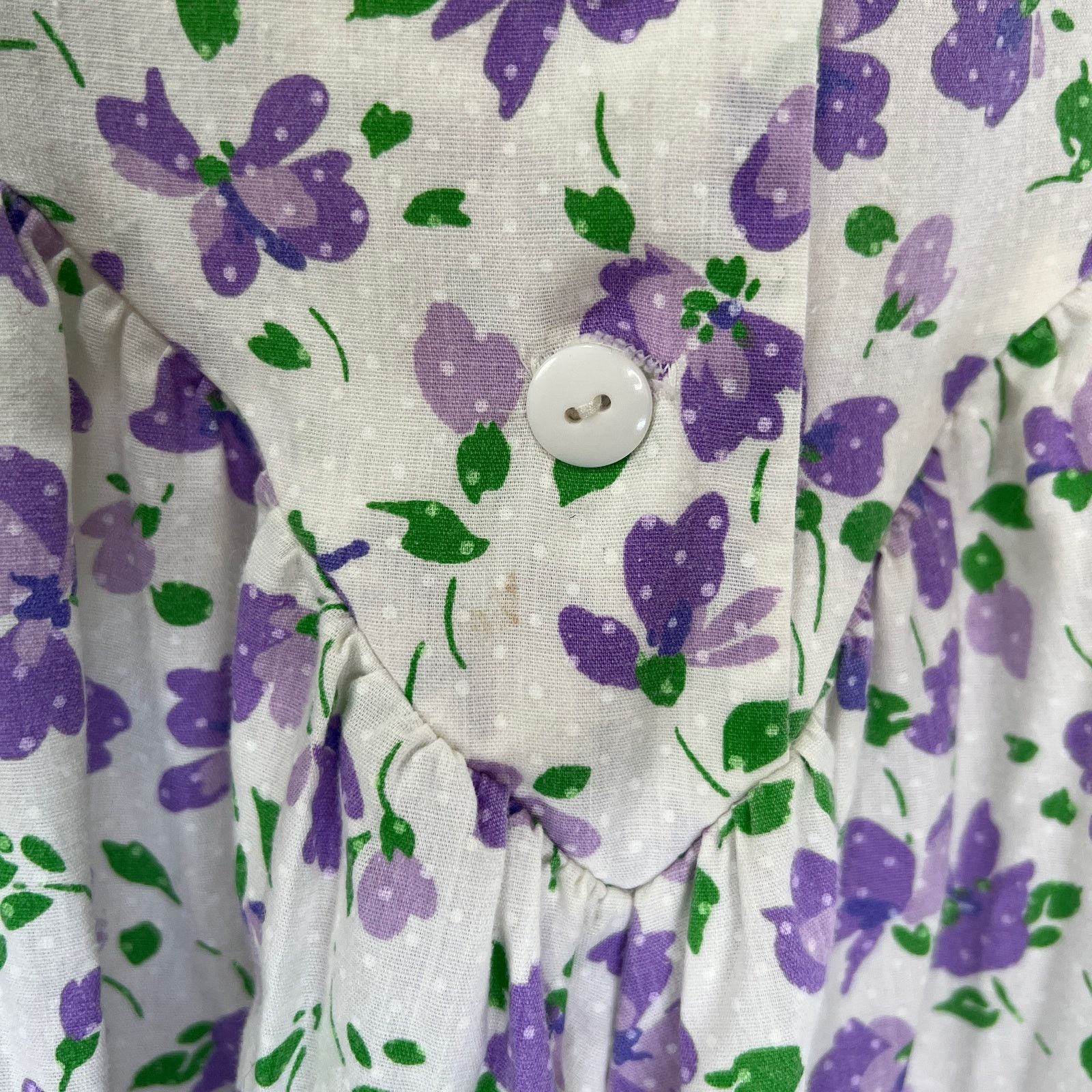 Vintage Vintage 80s Floral Midi Dress Bedford Fair Size S / US 4 / IT 40 - 5 Thumbnail
