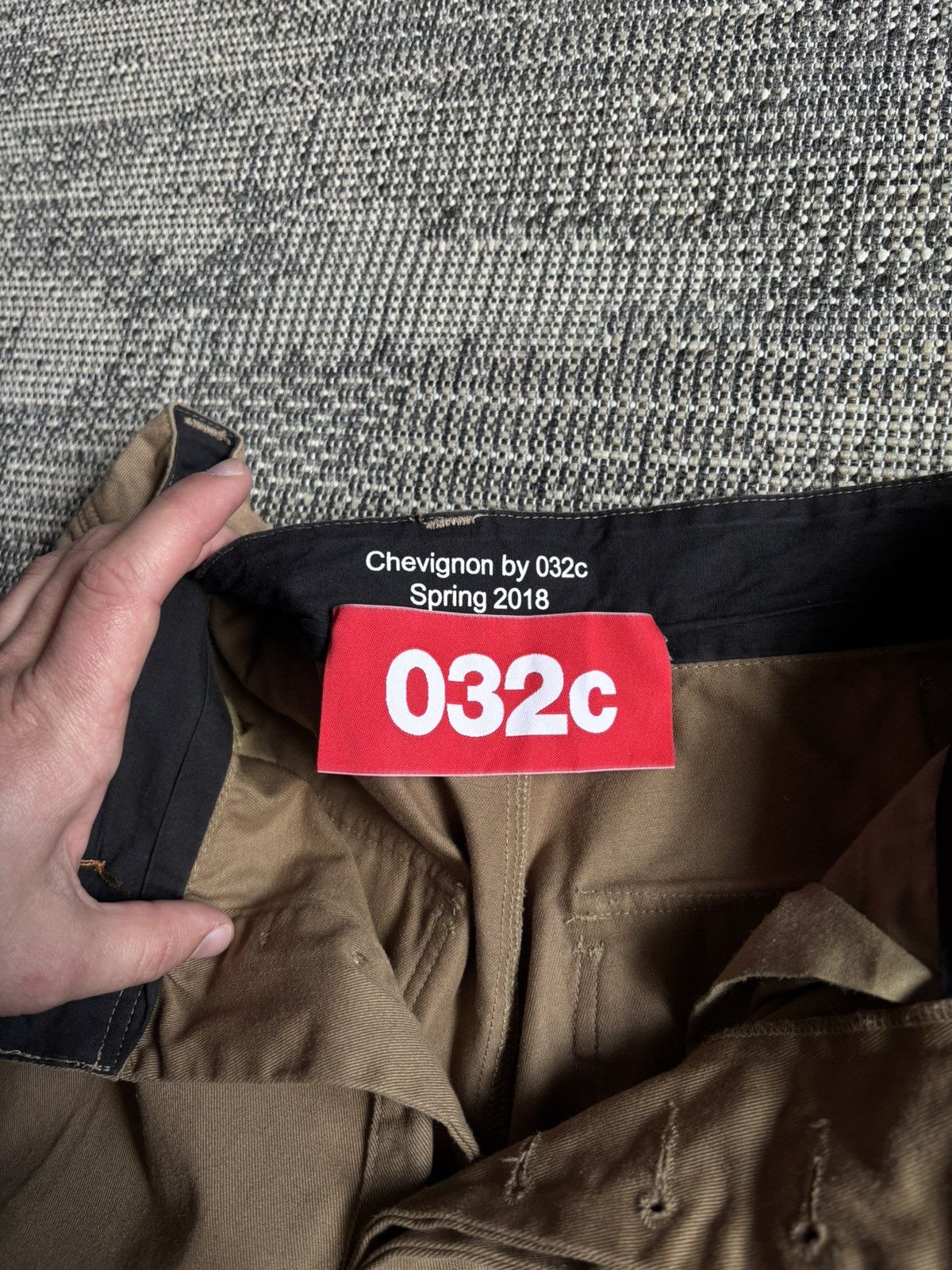 032c 032c Workshop Brown Utility Cargo Pants Red Logo Size US 30 / EU 46 - 10 Thumbnail