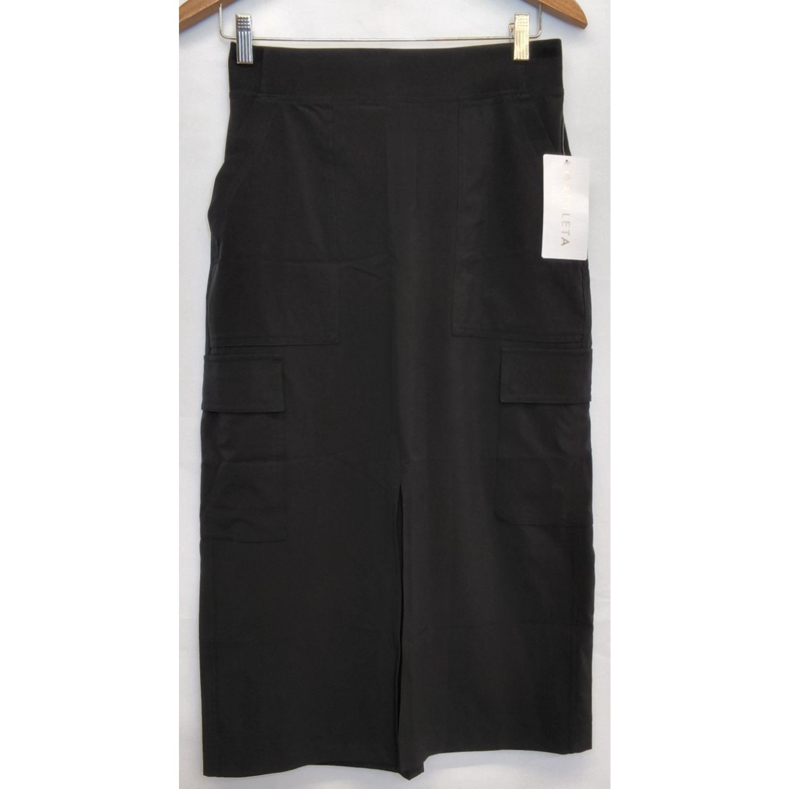 Athleta Athleta Brooklyn Heights Cargo Skirt Women's 4 Black NWT Size 27" / US 4 / IT 40 - 2 Thumbnail
