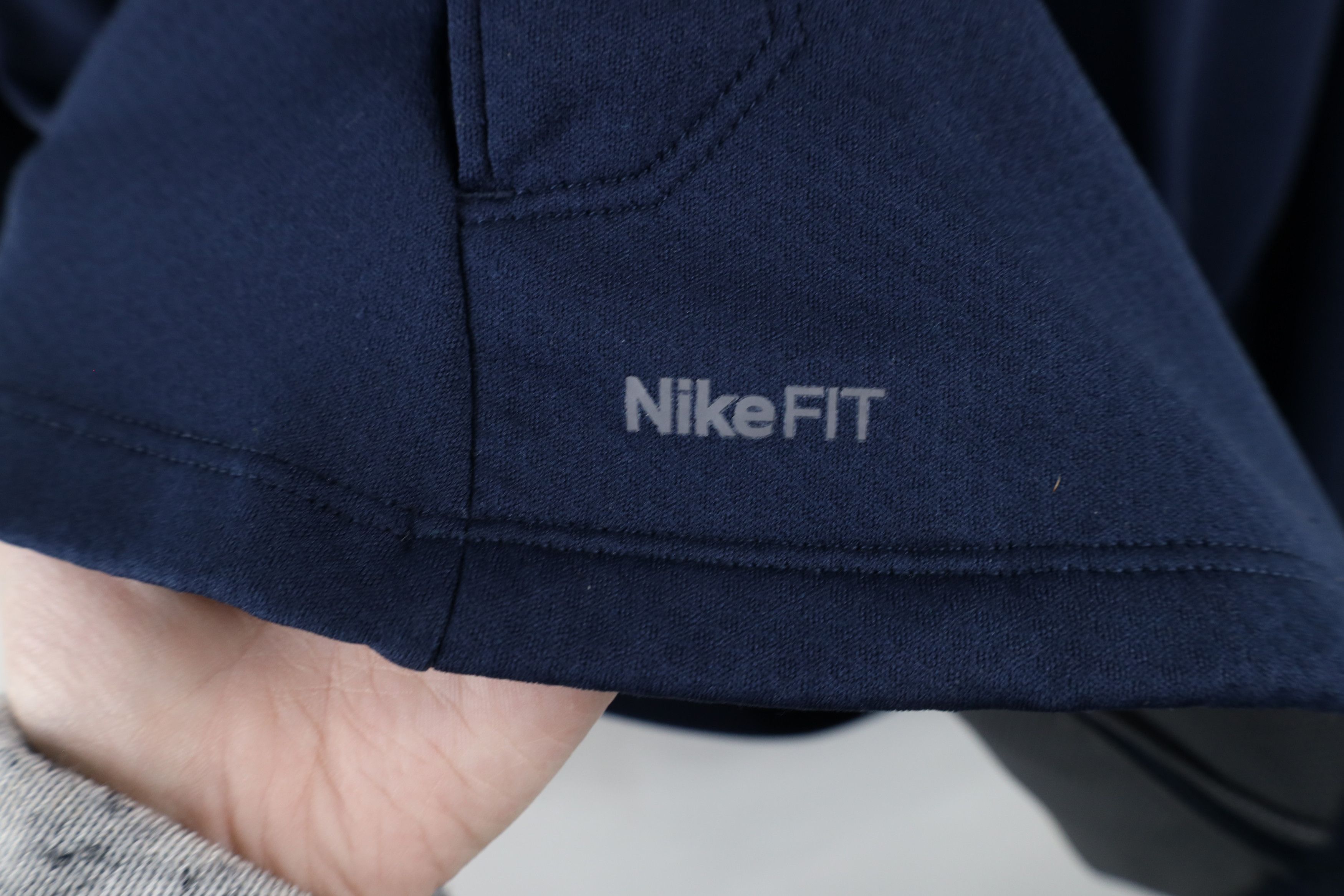 Nike × Vintage Vintage Nike Mini Swoosh Knit Full Zip Warm Up Jacket Blue Size US XL / EU 56 / 4 - 7 Thumbnail