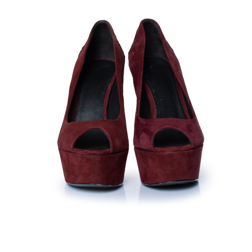 Brian Atwood Brian Atwood, suede pumps in Burgundy Size US 6 / IT 36 - 5 Thumbnail