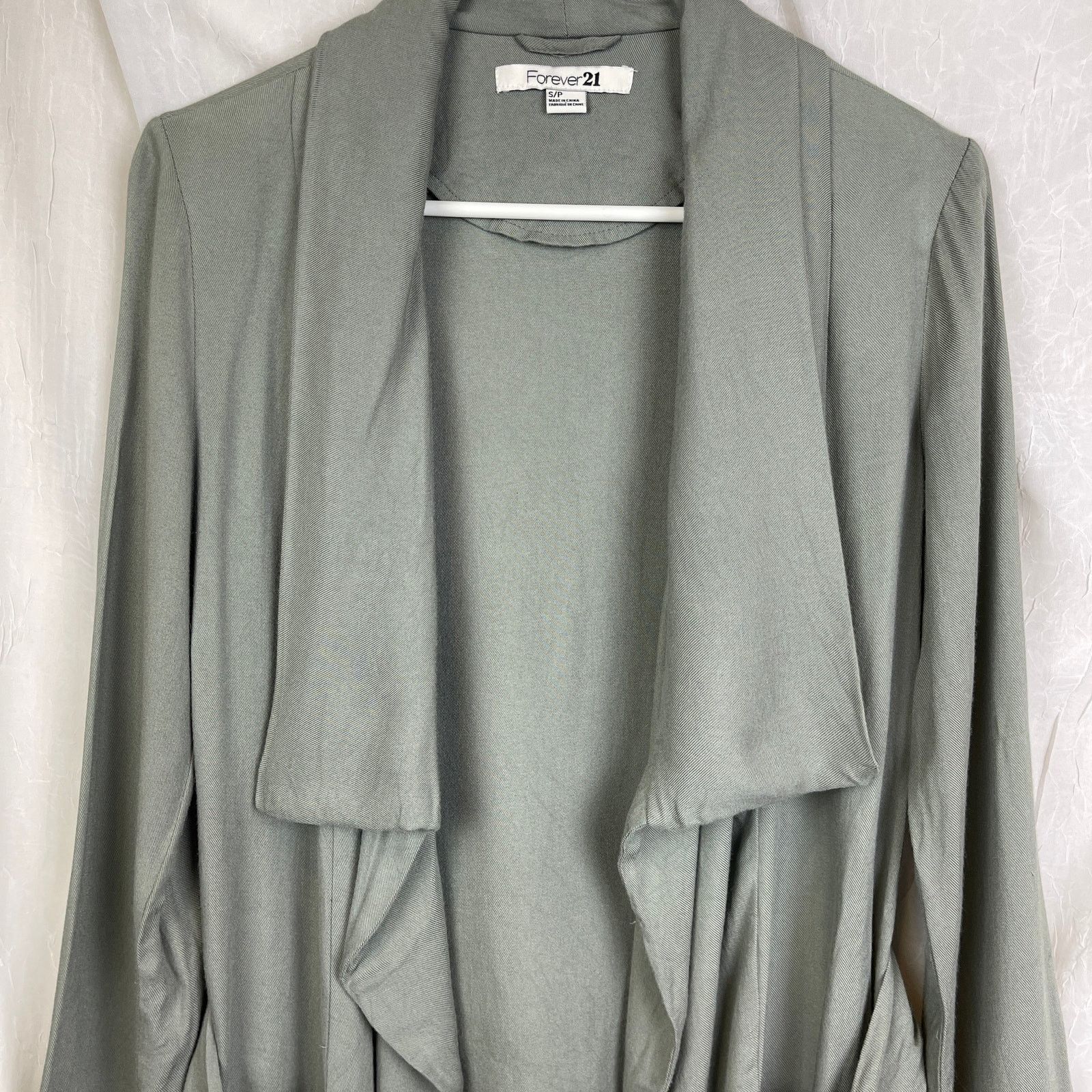 Forever 21 Forever 21 Gray Slouchy Waterfall Duster Jacket Cozy Small Size S / US 4 / IT 40 - 12 Thumbnail