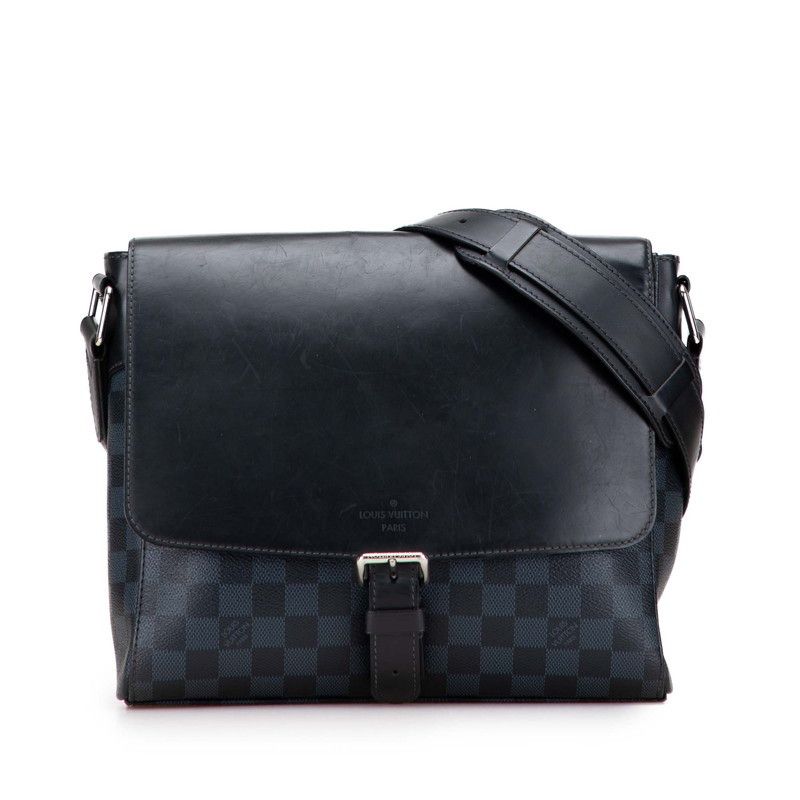 Louis Vuitton Louis Vuitton Louis Vuitton Newport Messenger PM Damier Cobalt Shoulder Bag Canvas Shoulder Bag N41587 Size ONE SIZE - 1 Thumbnail