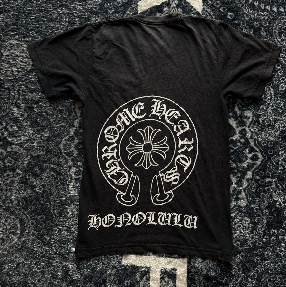 Chrome Hearts Chrome Hearts Honolulu Exclusive Horseshoe Tee Black Size US S / EU 44-46 / 1 - 1 Thumbnail