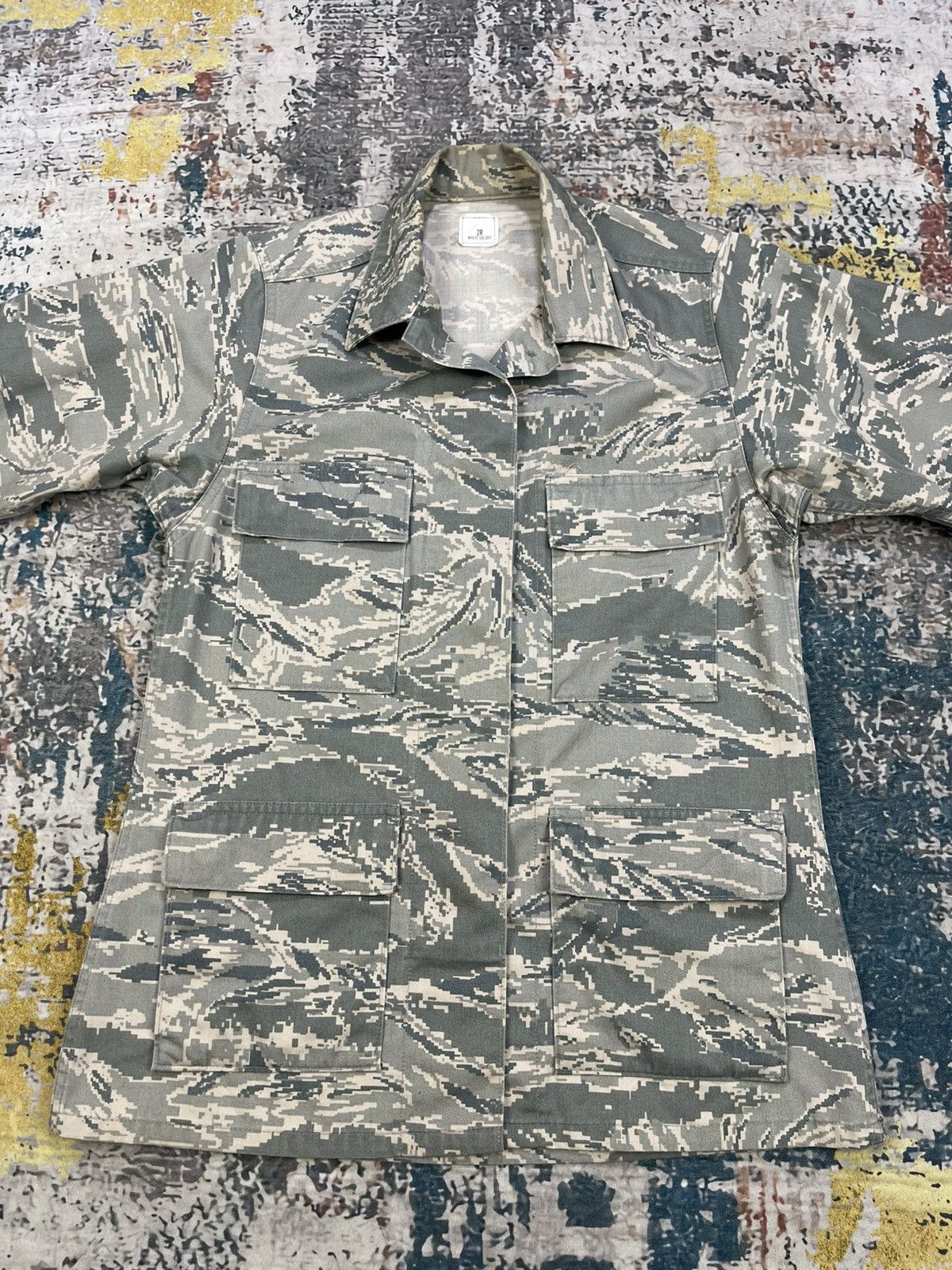 Vintage Vtg US Air Force Camouflage Utility Field Jacket Size S / US 4 / IT 40 - 7 Thumbnail