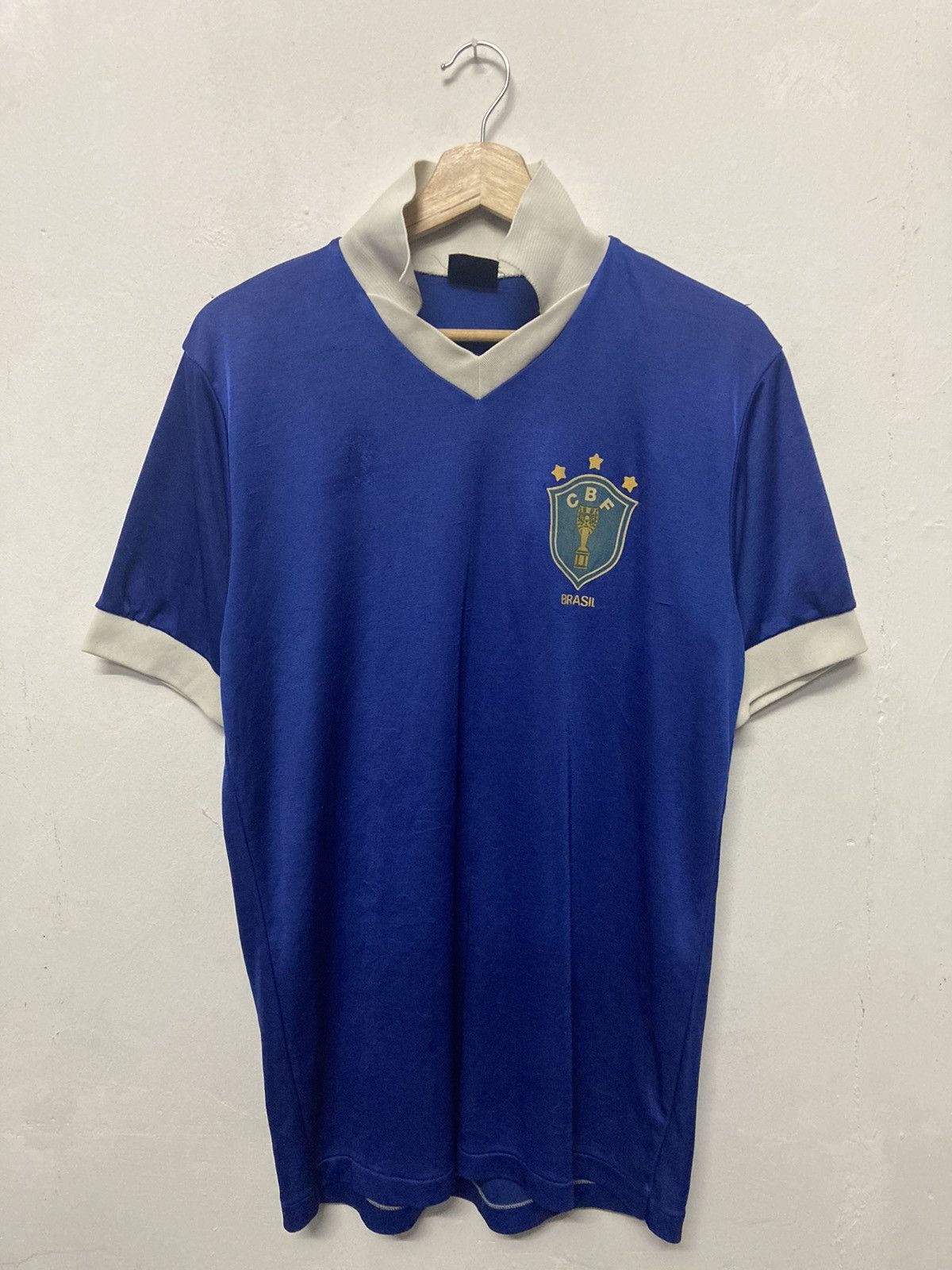 Vintage Vintage Brazil 1986 Away Jersey Size US L / EU 52-54 / 3 - 1 Thumbnail