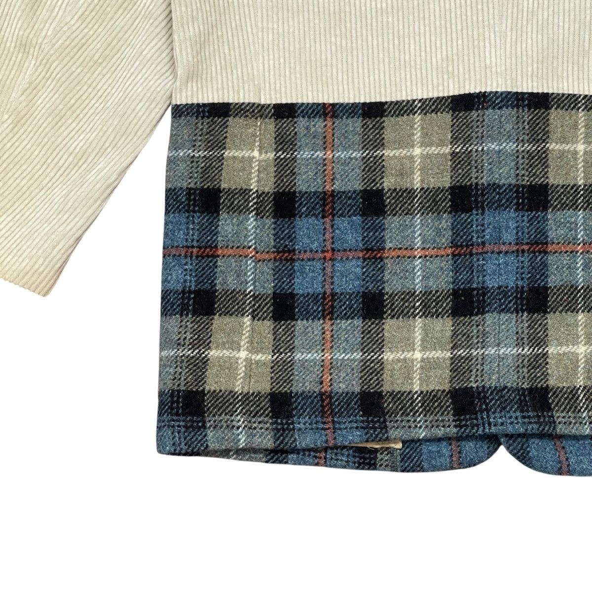 Issey Miyake Hai Sporting Gear Issey Miyake Corduroy Plaid Panel Jacket Size US M / EU 48-50 / 2 - 13 Thumbnail