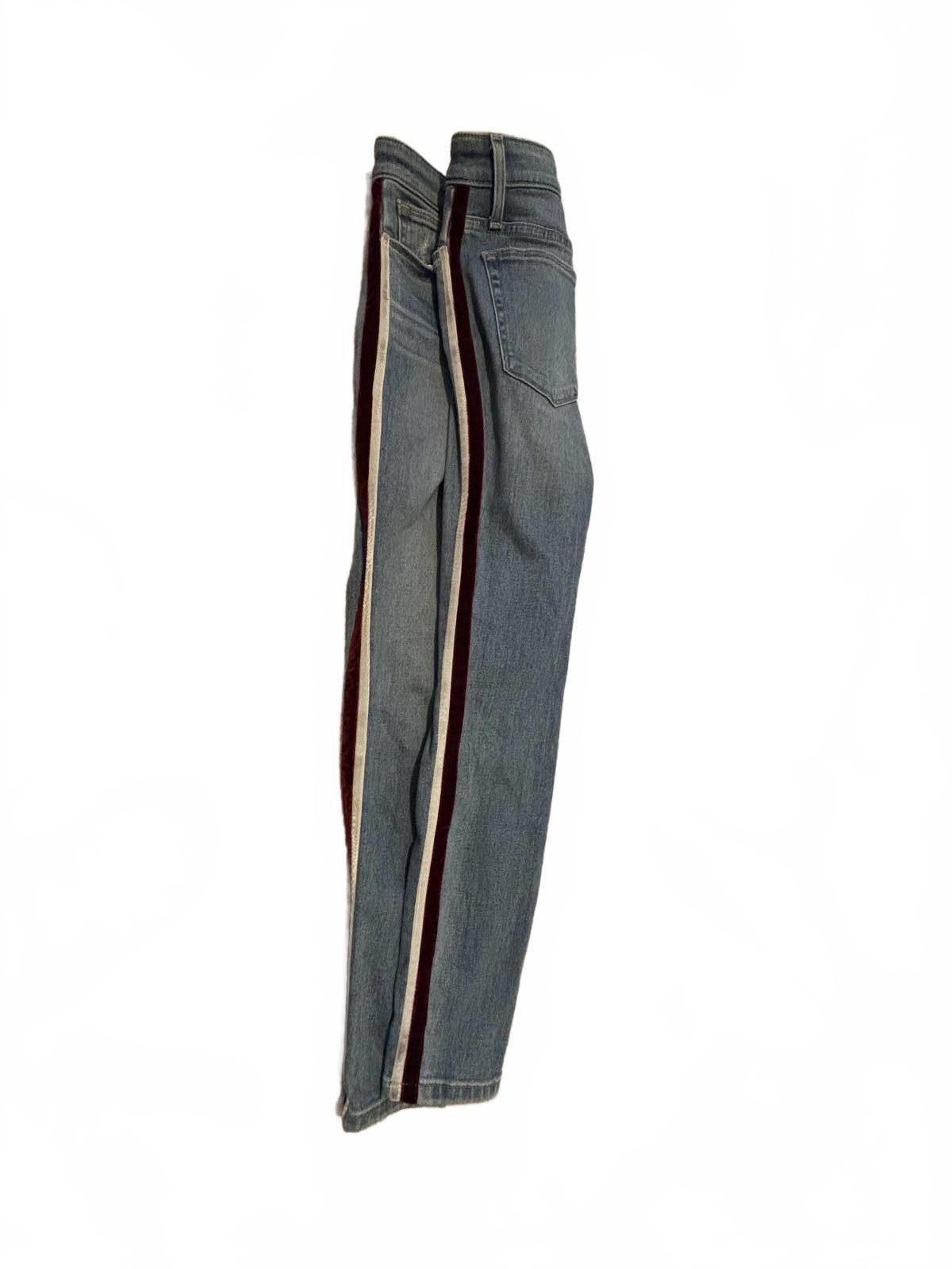 Designer JOE’S JEANS Charlie Velvet Stripe High Rise Skinny Jeans 27 Size 27" / US 4 / IT 40 - 7 Thumbnail