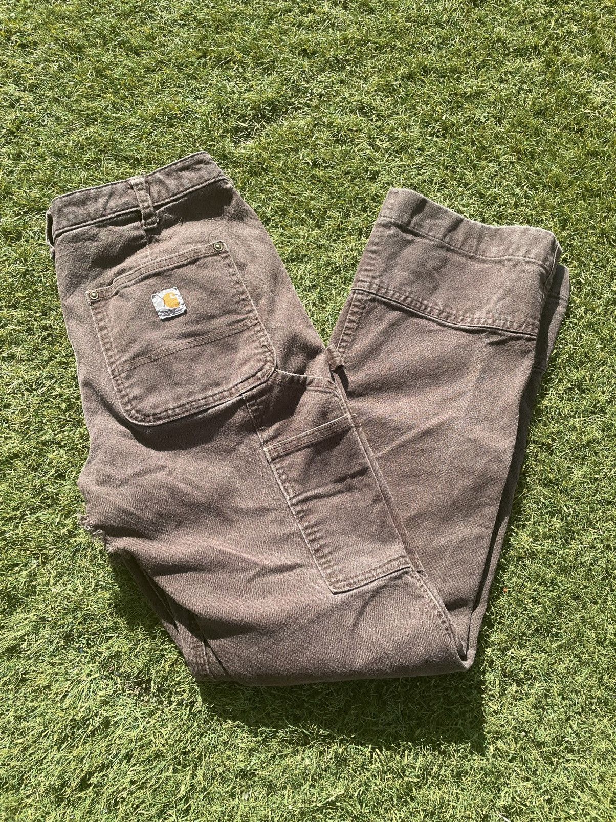 Carhartt Vintage Carhartt brown double knees pants women’s size 8 Size 30" / US 8 / IT 44 - 11 Thumbnail