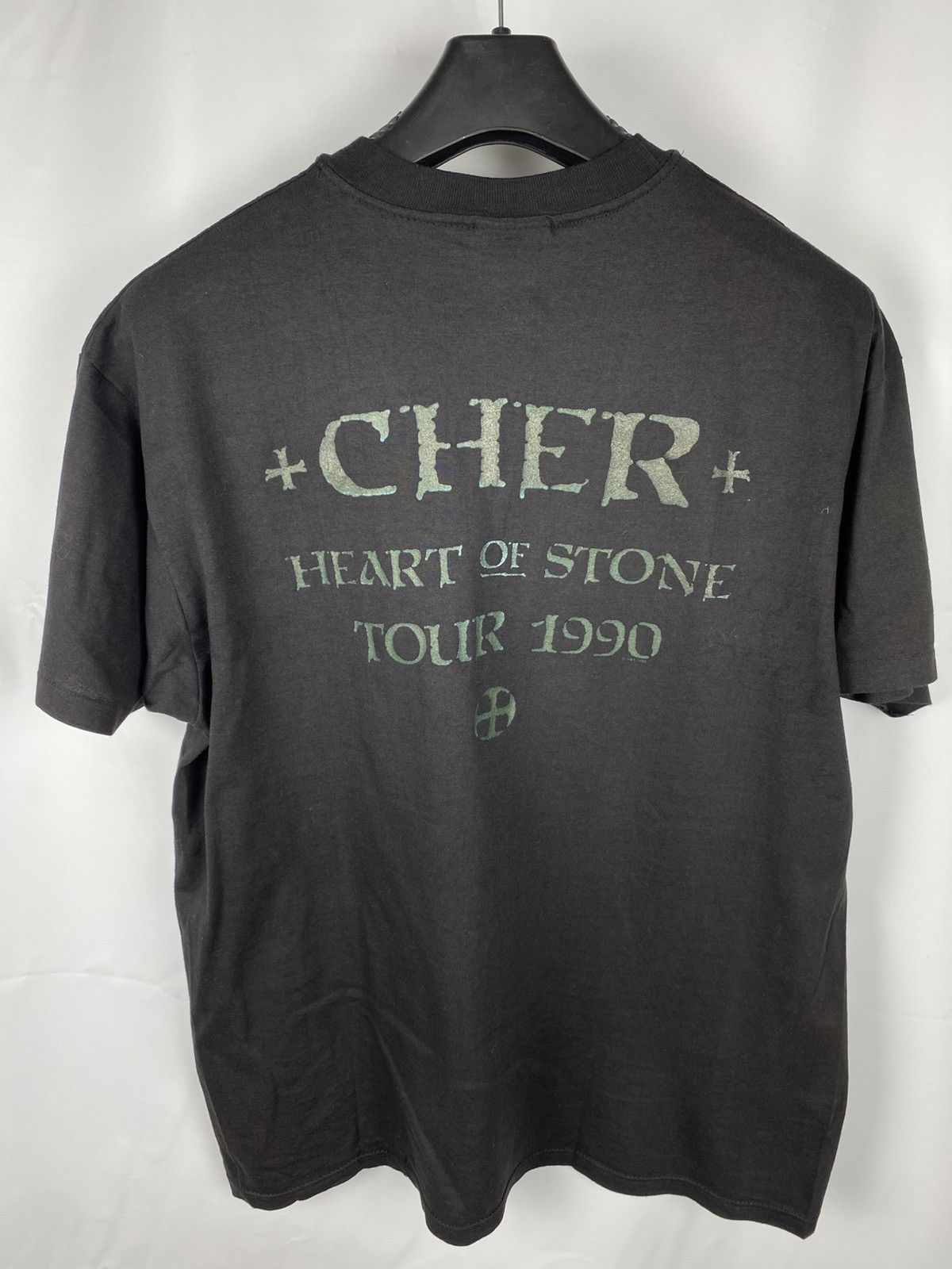 Band Tees Vintage 1990 Cher Heart Of Stone Tour Tee size XL made in US Size US XL / EU 56 / 4 - 2 Thumbnail
