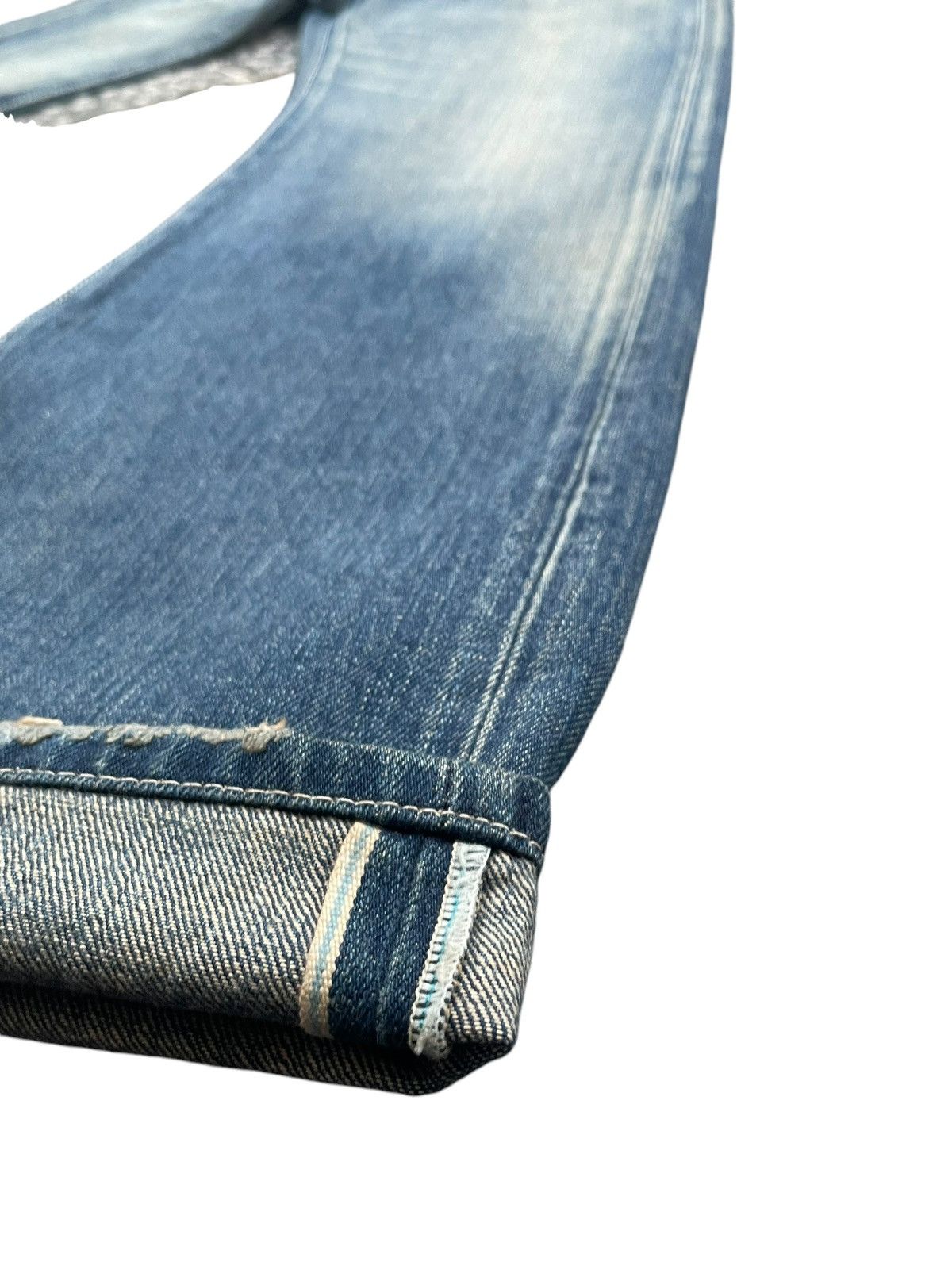 Levi's × Levi's Vintage Clothing × Vintage Vintage Flare Levis 807 Greenline Selvedge Denim Size 31" - 3 Thumbnail