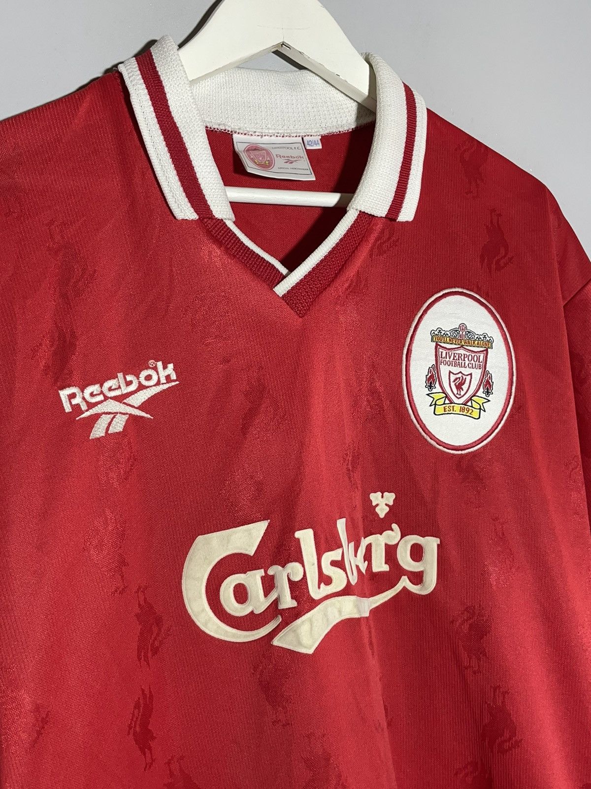 Reebok × Vintage Liverpool FC Reebok 1996/98 Vintage Y2k Football Shirt Size US L / EU 52-54 / 3 - 3 Thumbnail