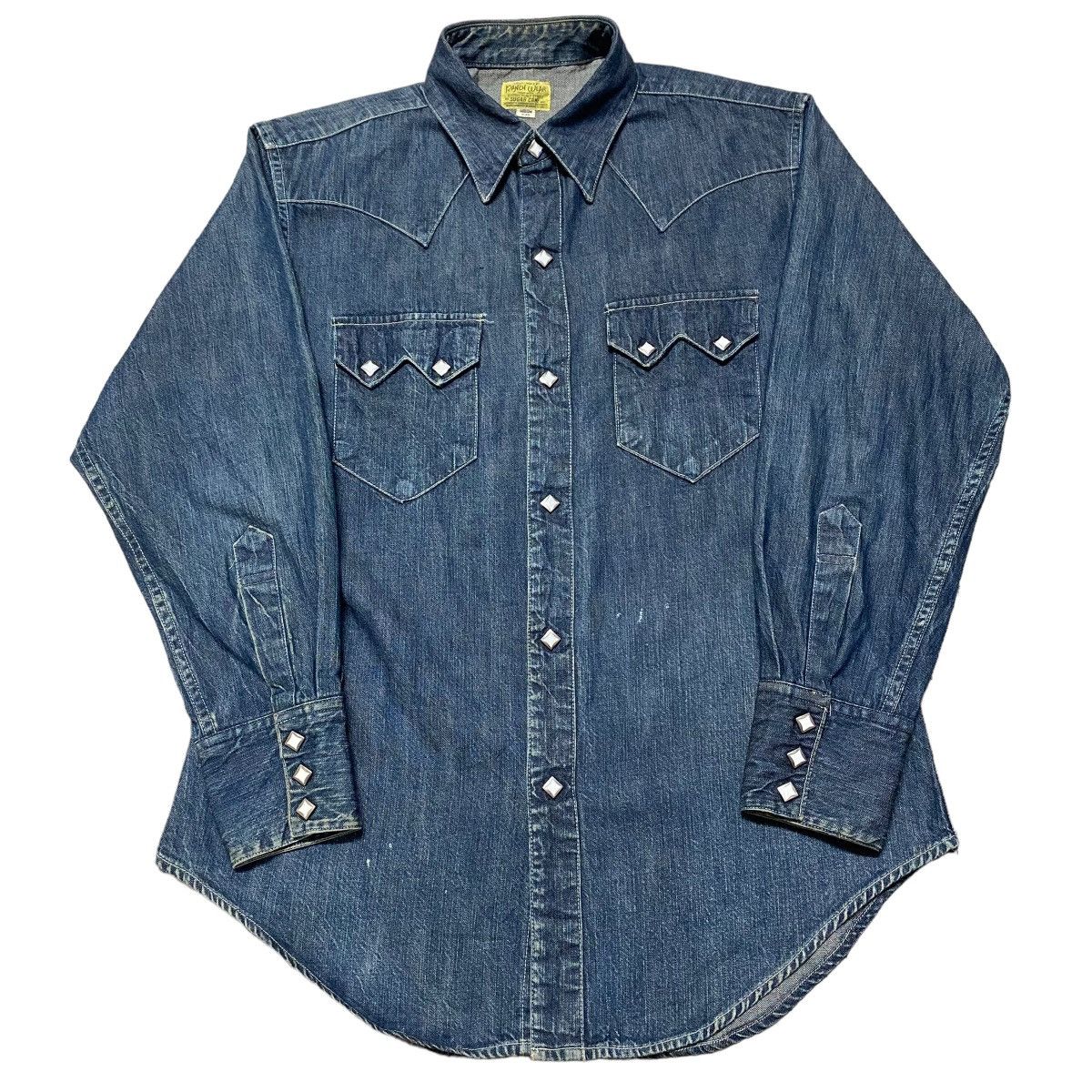 Sugar Cane Vintage Sugarcane Western Denim Shirt Size US M / EU 48-50 / 2 - 1 Thumbnail